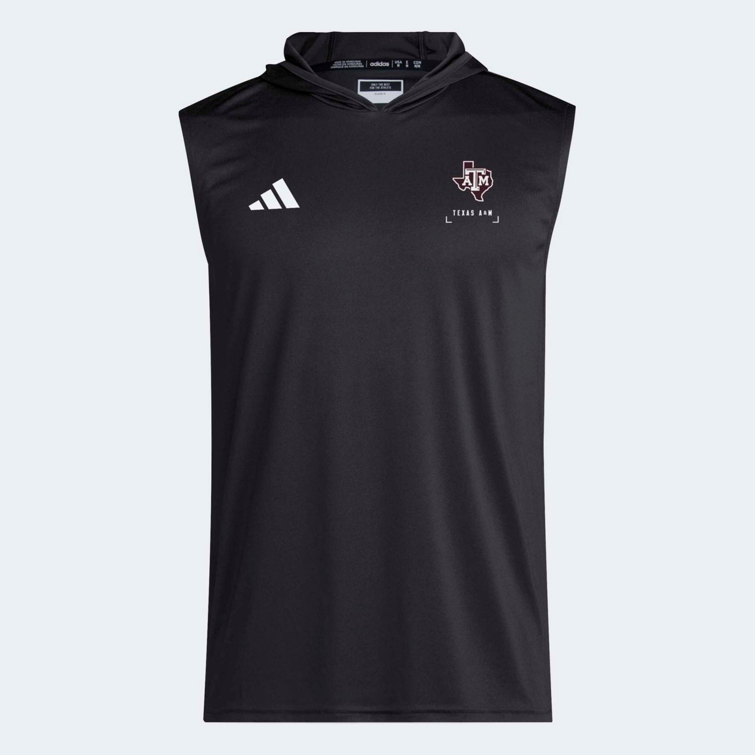 adidas Texas AM Aggies D4T Sleeveless Hoodie
