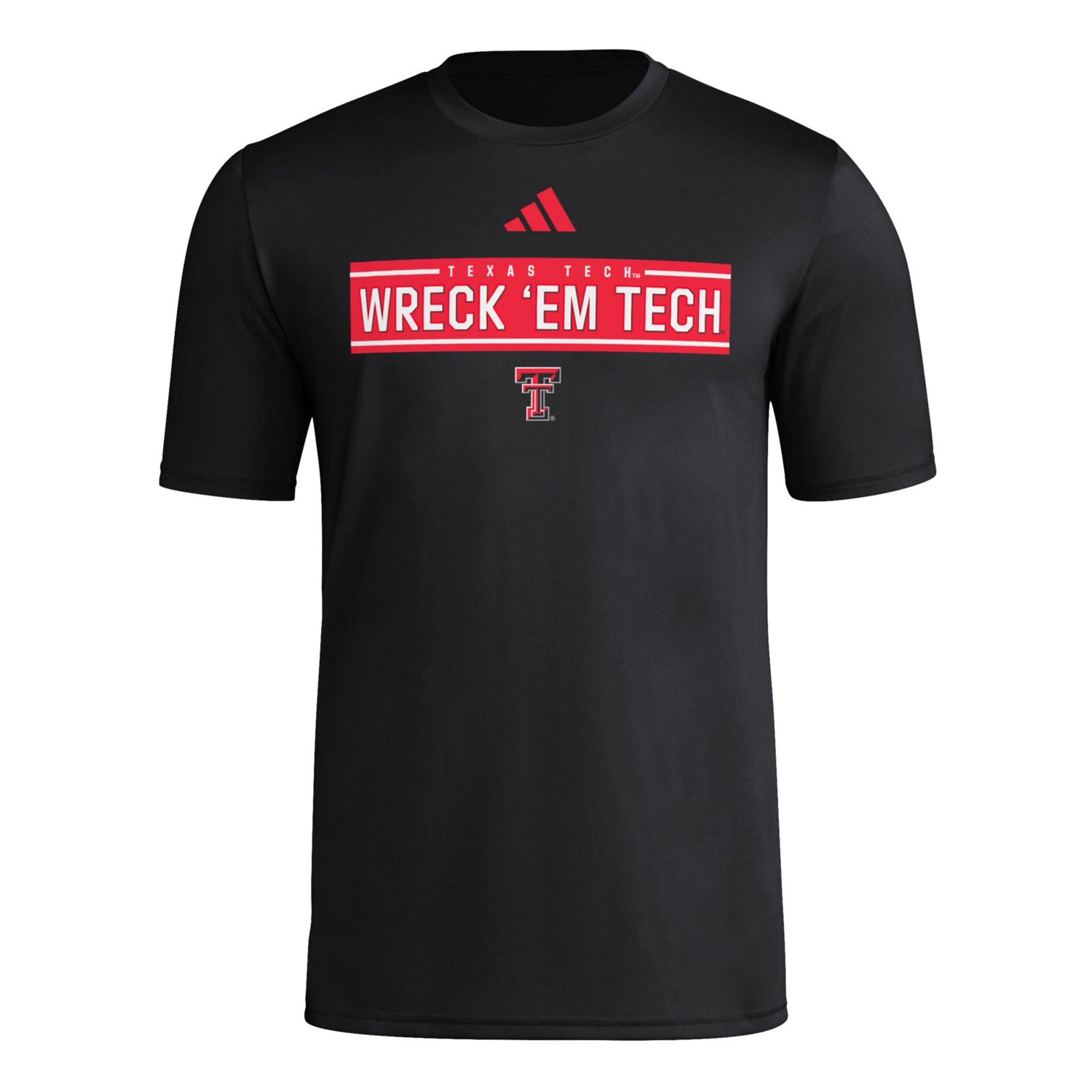 adidas Texas Tech Red Raiders Locker Slogan Pre-Game T-Shirt