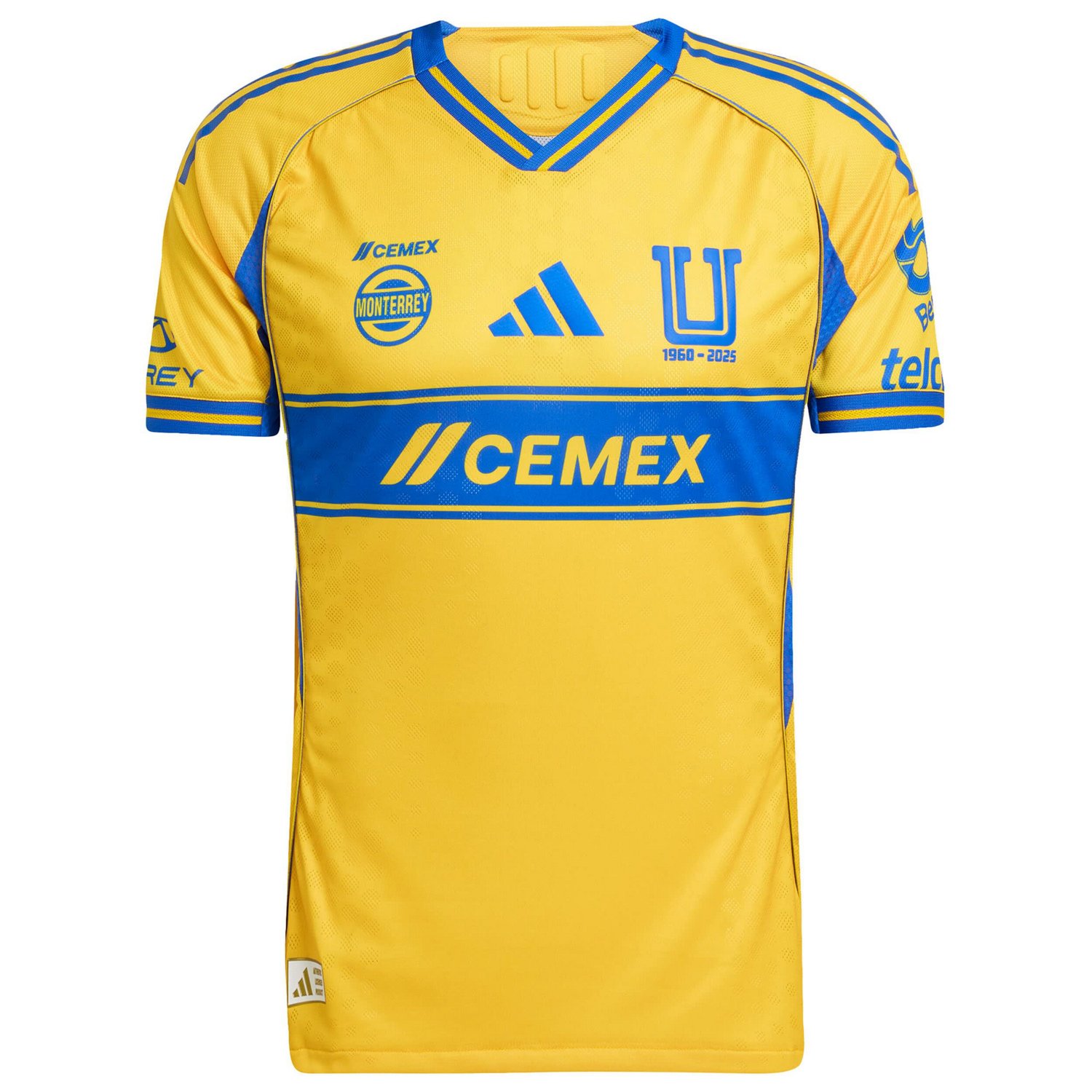 adidas Tigres UANL 2025 26 Home Authentic Jersey - view number 3