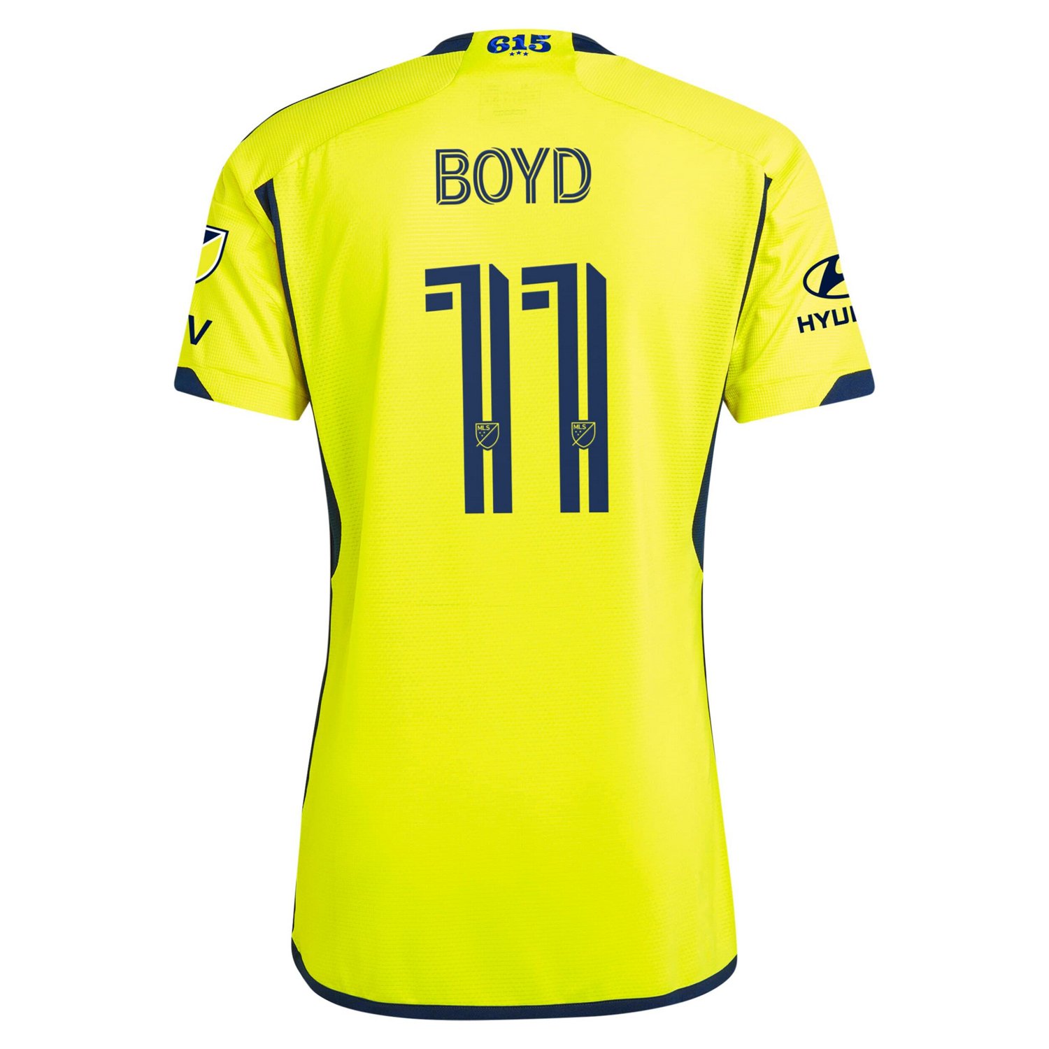 adidas Tyler Boyd Nashville SC 2024 The 615 Kit Authentic Player Jersey - view number 3