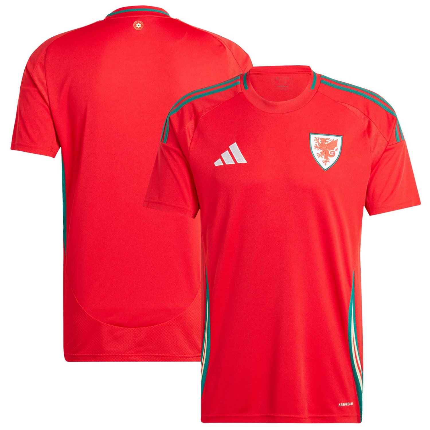 adidas Wales National Team 2024 Home Replica Jersey
