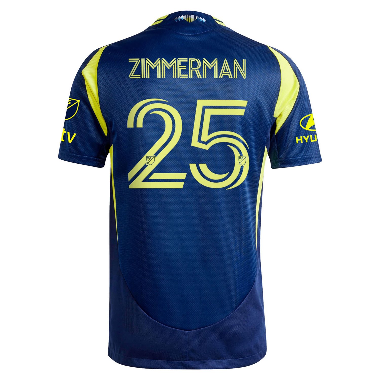 adidas Walker Zimmerman Nashville SC 2025 The Heart Of Nashville Kit Authentic Player Jersey - view number 3