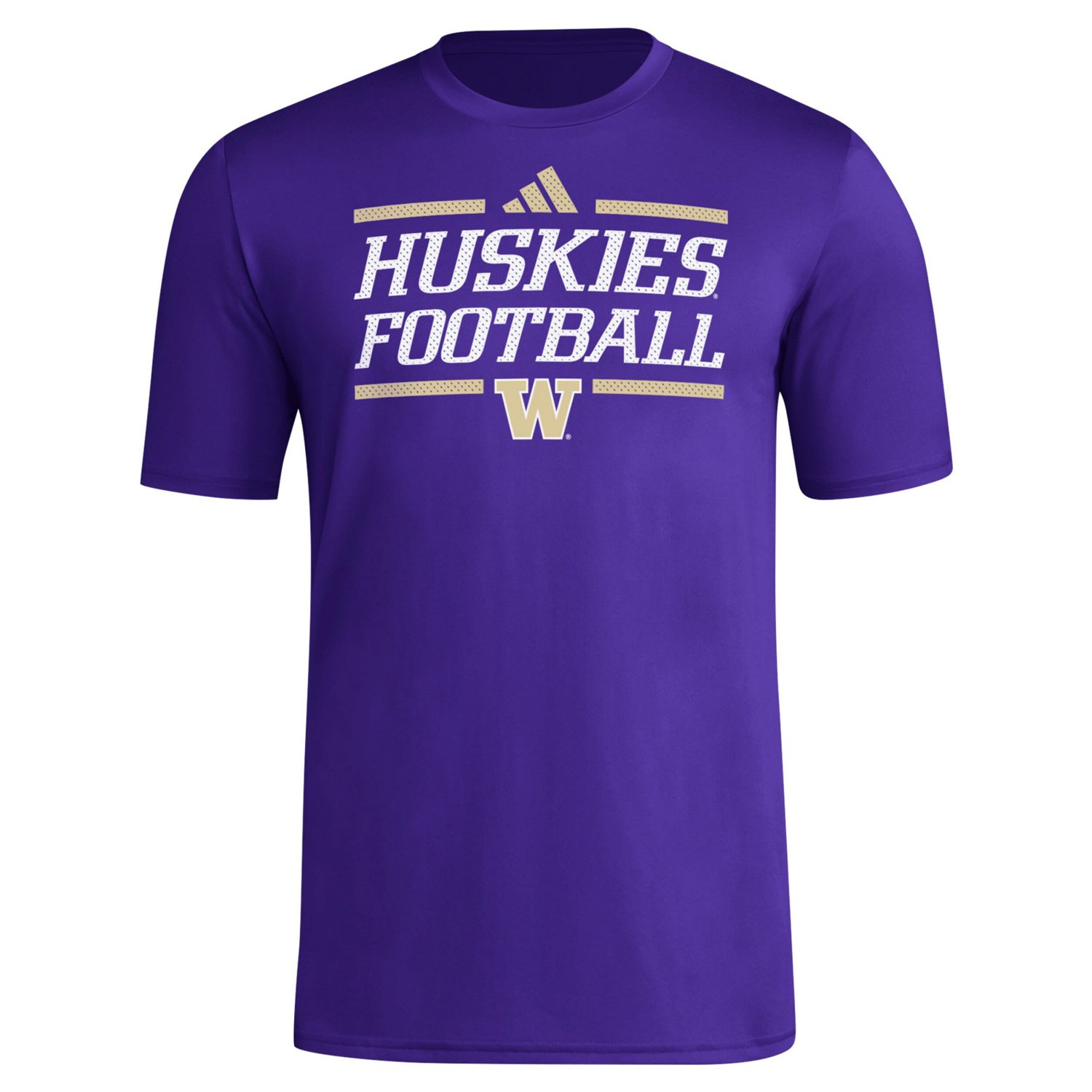 adidas Washington Huskies Locker Football Pre-Game AEROREADY T-Shirt - view number 2