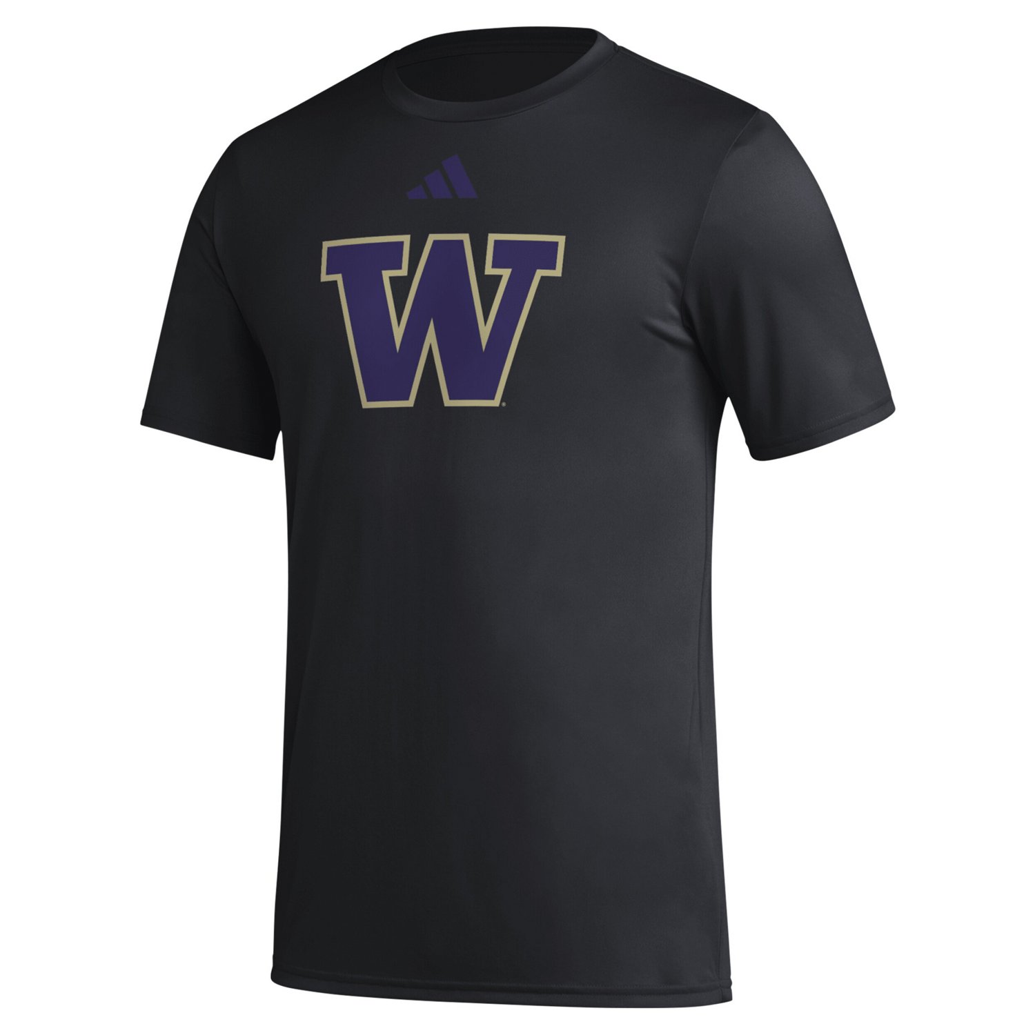 adidas Washington Huskies Primary Locker Logo Pre-Game AEROREADY T-Shirt - view number 2