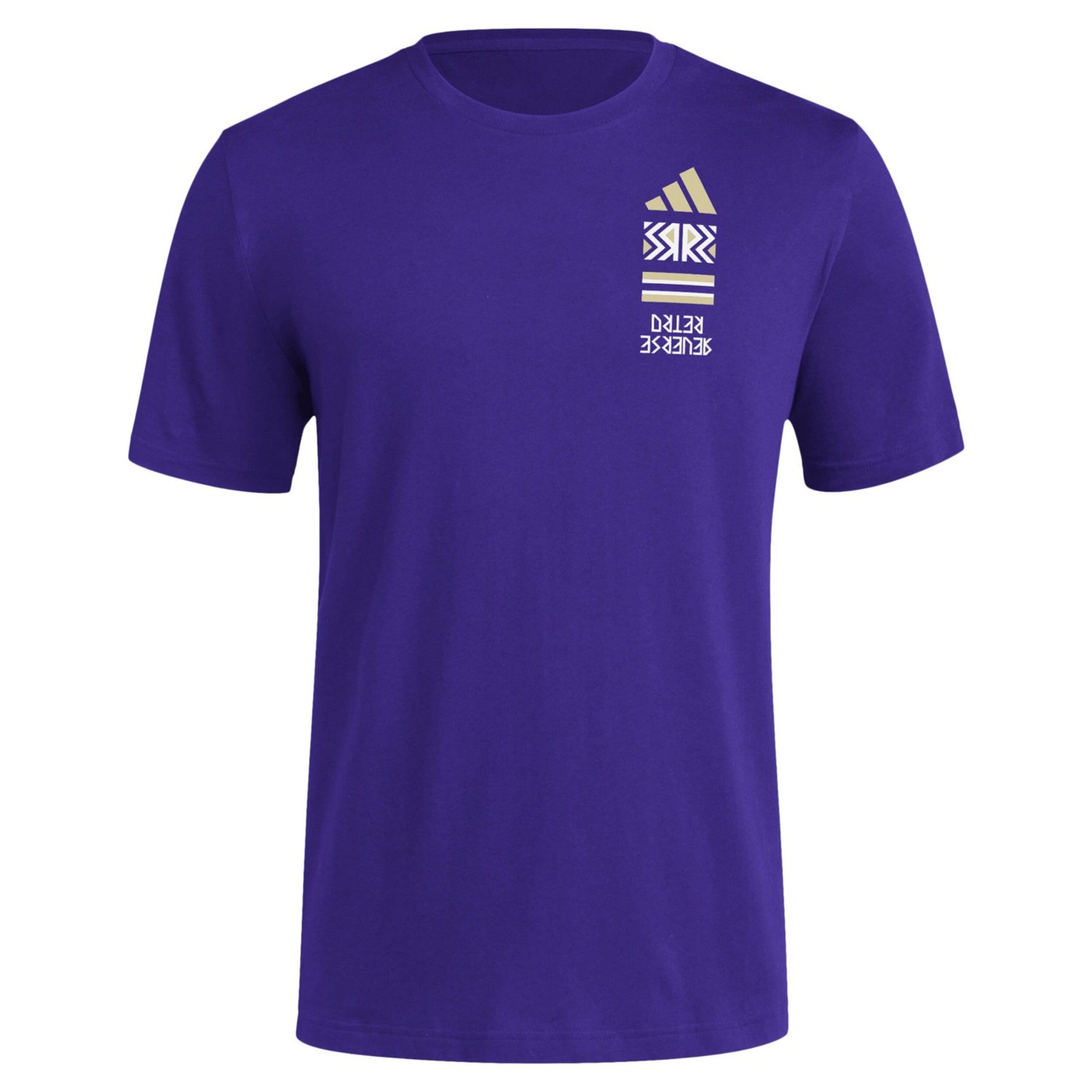 adidas Washington Huskies Reverse Retro Baseball 2 Hit T-Shirt - view number 2