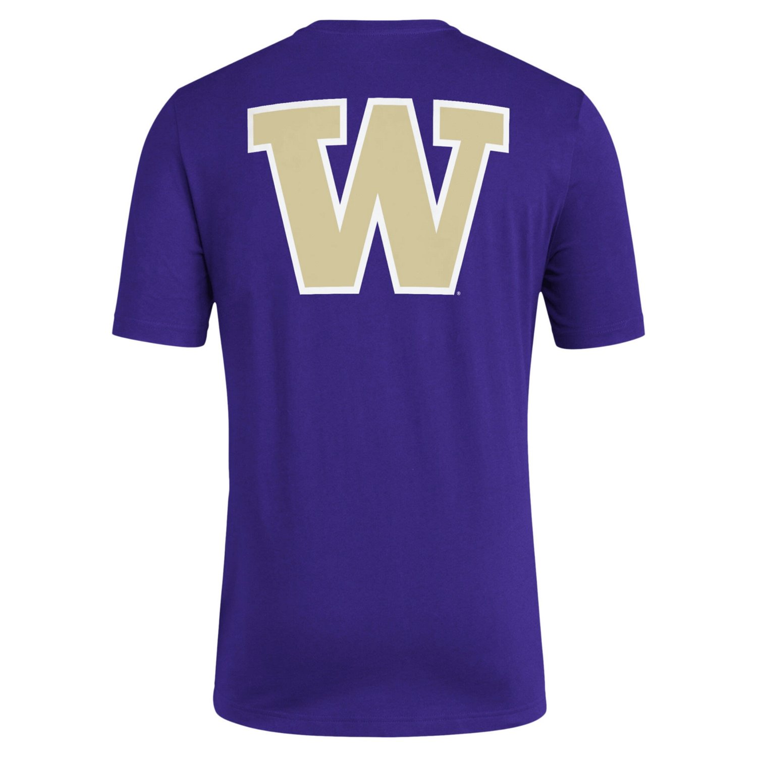 adidas Washington Huskies Reverse Retro Baseball 2 Hit T-Shirt - view number 3