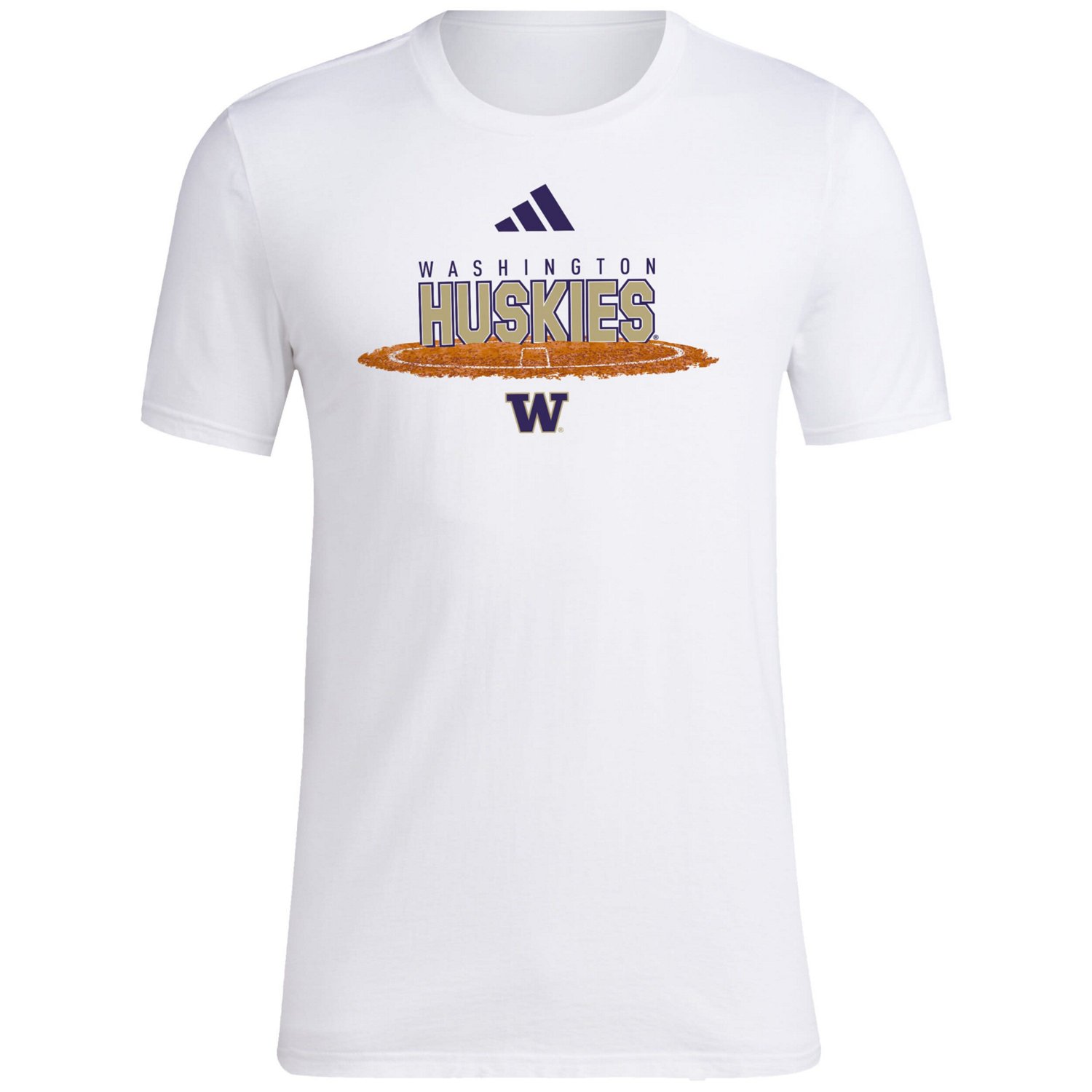 adidas Washington Huskies Softball Pitcher's Circle T-Shirt - view number 2