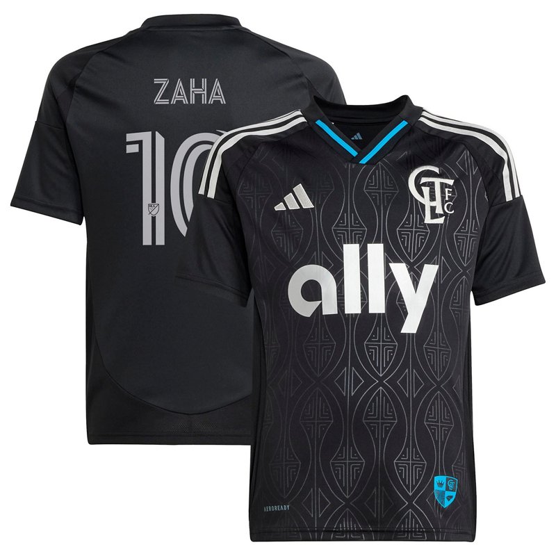 Adidas Wilfried Zaha Charlotte Fc 2025 Fortress Kit Replica Player Jersey-image