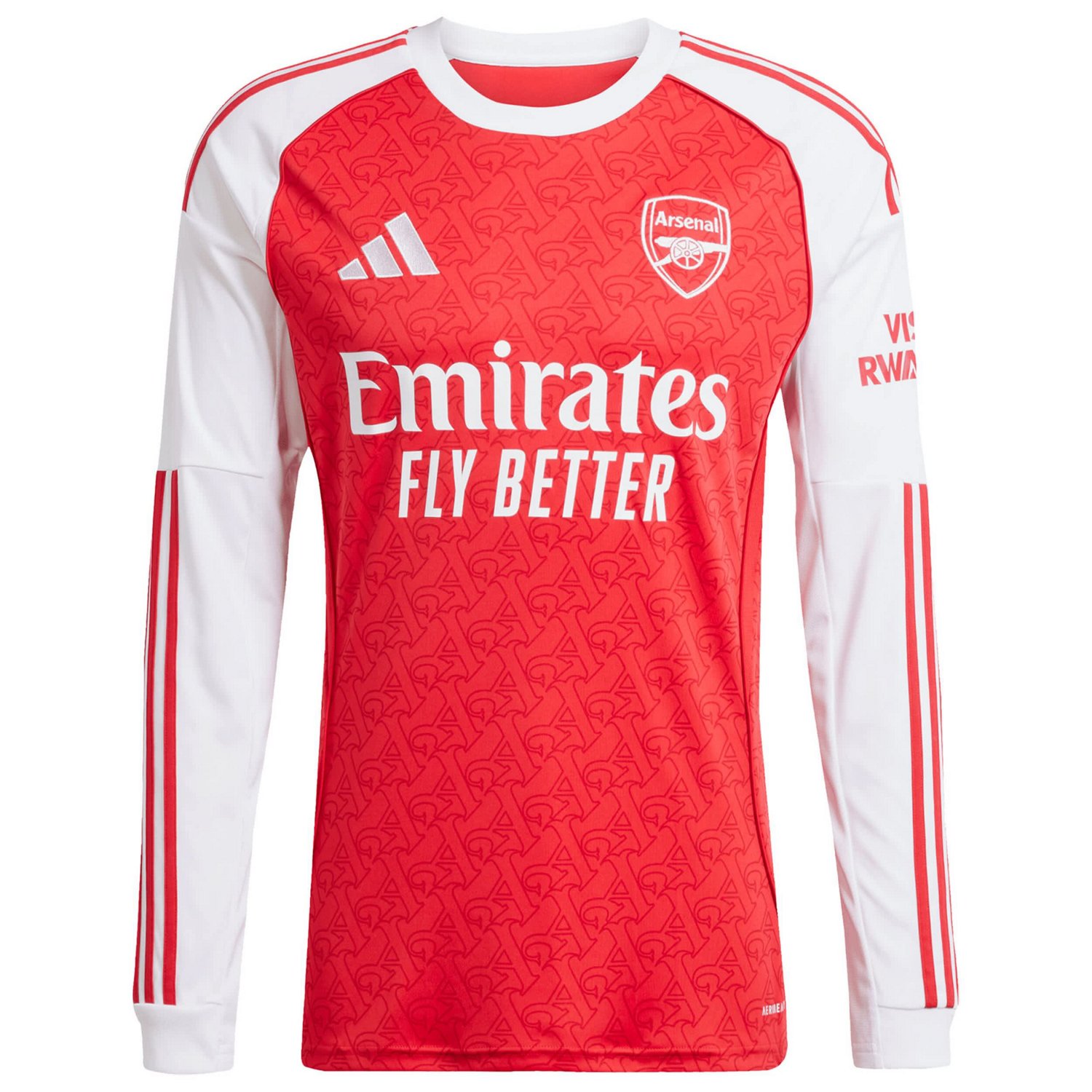 adidas William Saliba Arsenal 2025 26 Home Replica Long Sleeve Player Jersey - view number 2