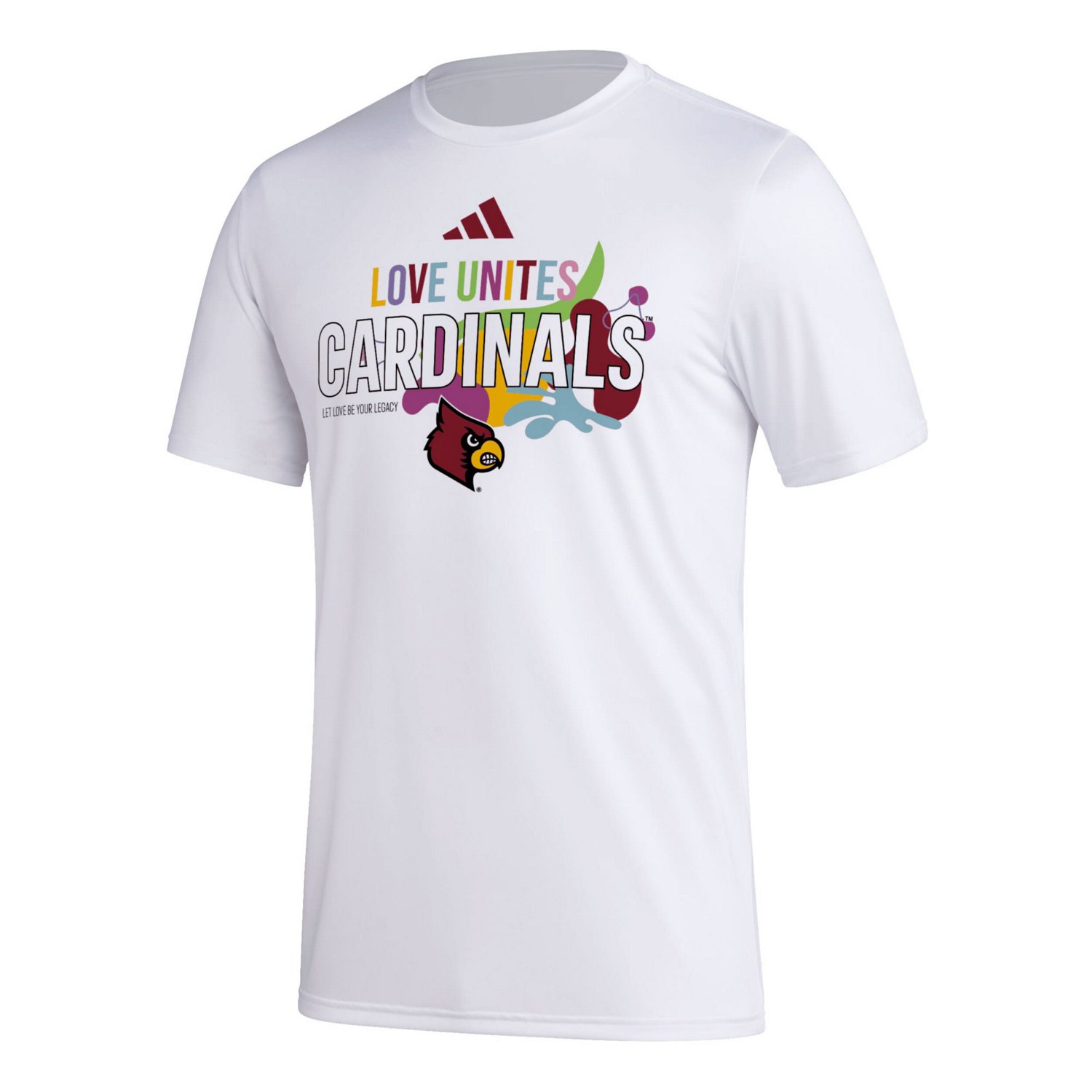 adidas x Rich Mnisi Pride Collection Louisville Cardinals Pregame AEROREADY T-Shirt - view number 2