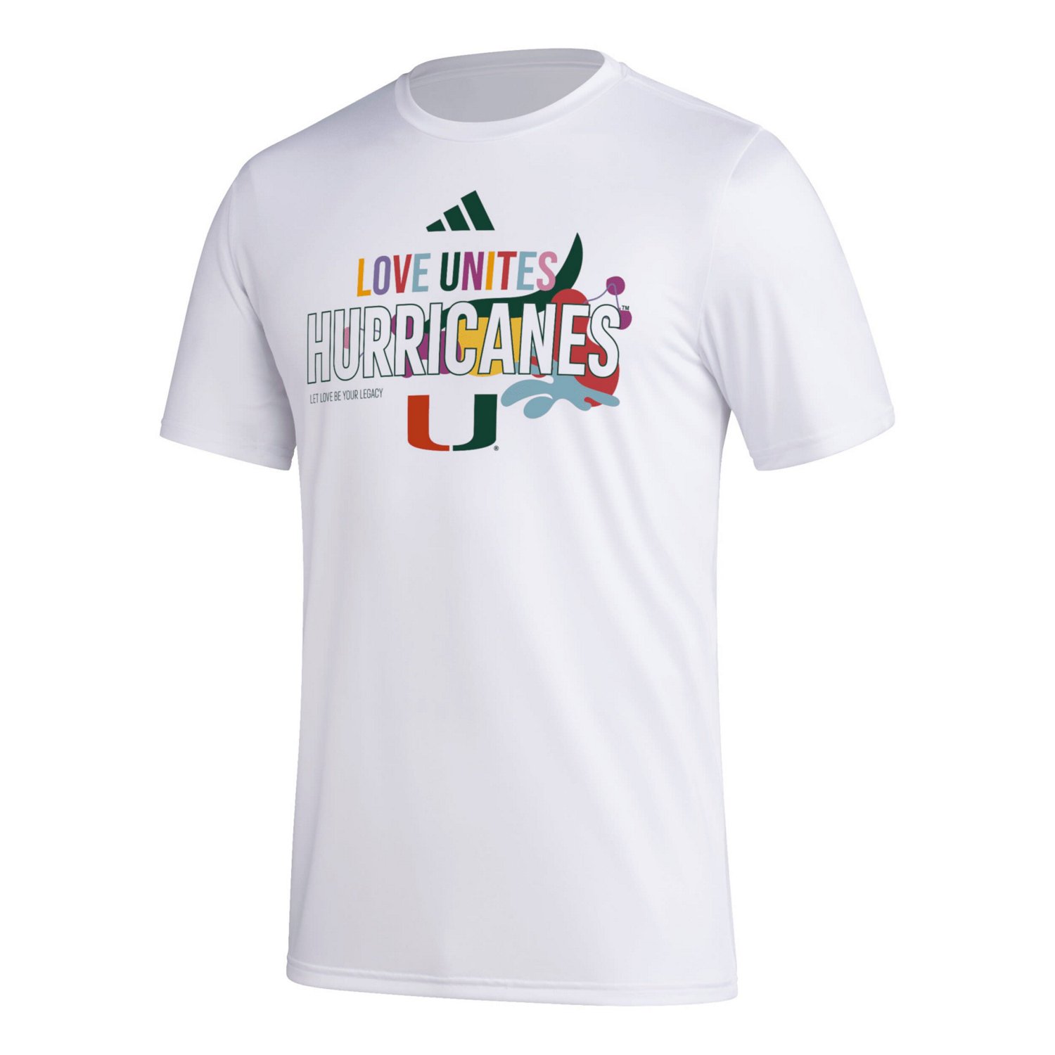 adidas x Rich Mnisi Pride Collection Miami Hurricanes Pregame AEROREADY T-Shirt