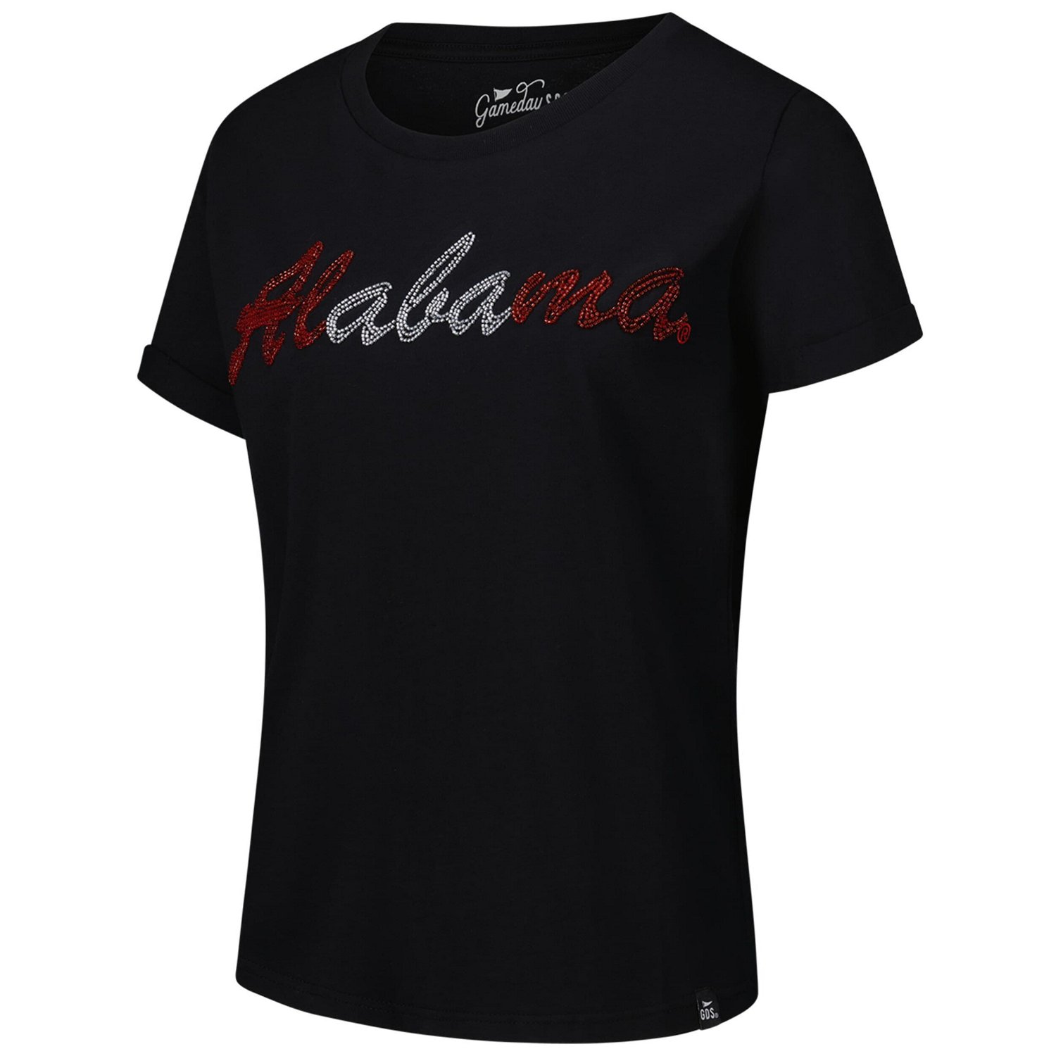 Alabama Crimson Tide Hand Sewn Beaded Script T-Shirt - view number 2