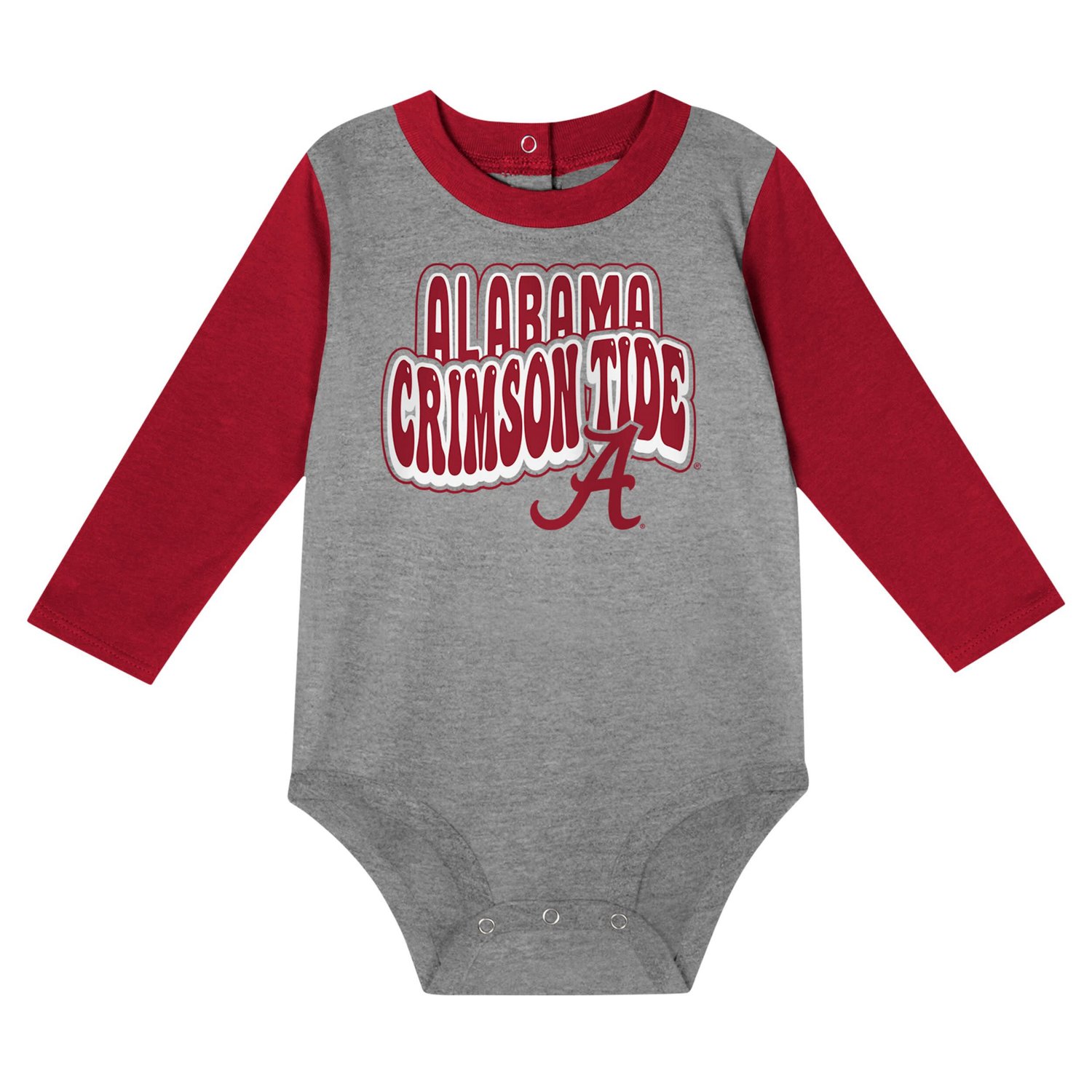 Alabama Tide Double Up Long Sleeve Bodysuit  Pant Set                                                                            - view number 2
