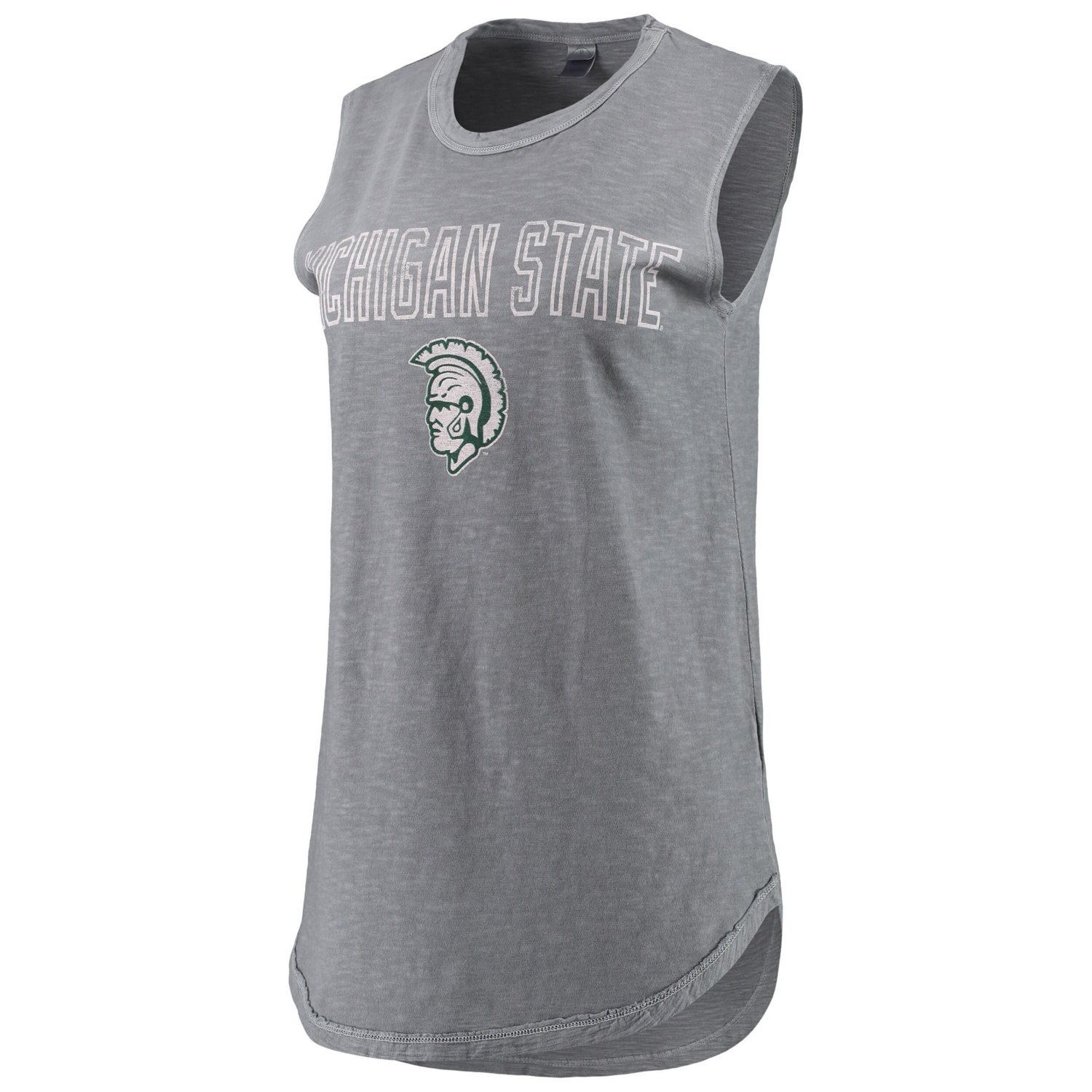 Alternative Apparel Michigan State Spartans Inside Out Washed Tank Top - view number 2