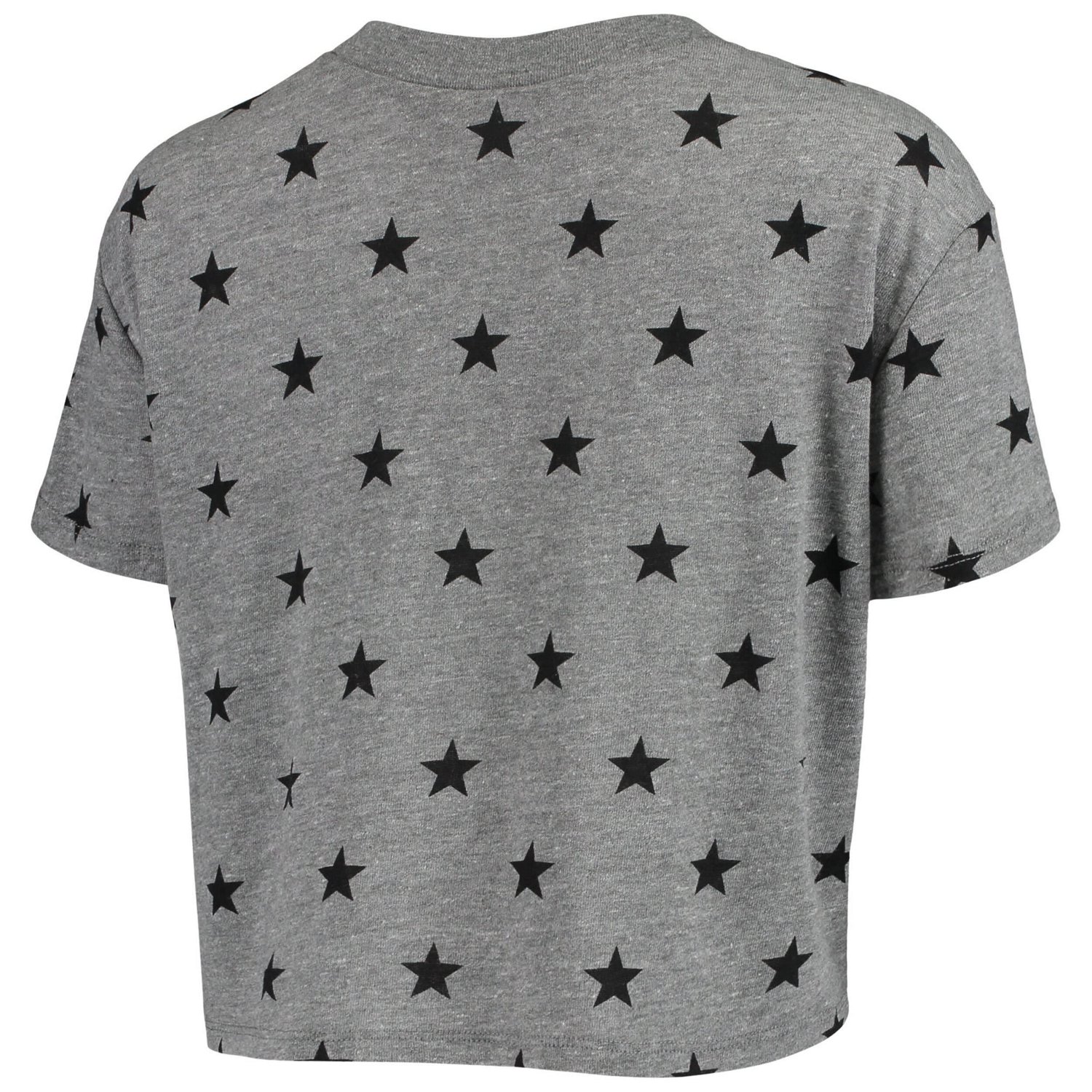 Alternative Apparel Wisconsin Badgers Headliner Stars Cropped Tri-Blend T-Shirt - view number 3