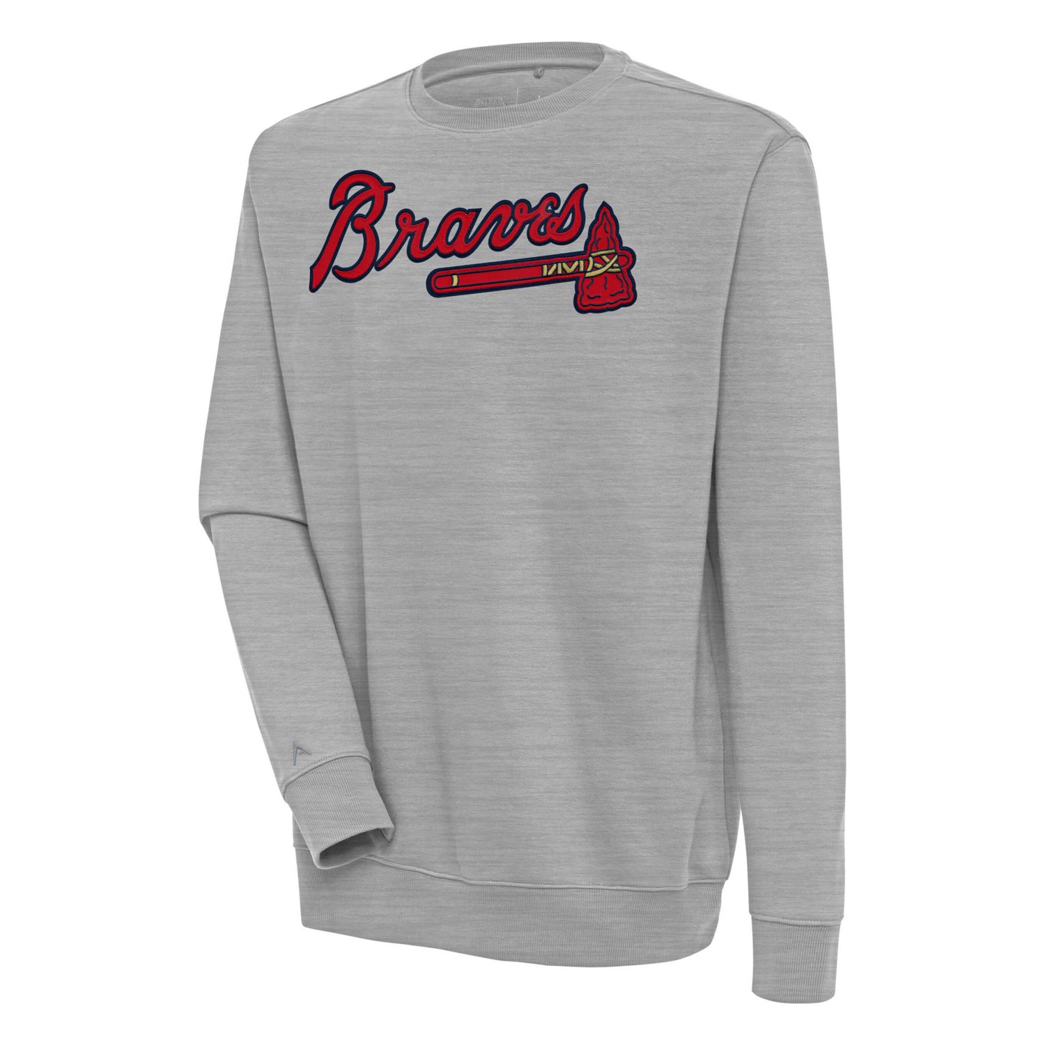 Antigua Atlanta Braves Victory Pullover Sweatshirt                                                                               - view number 1