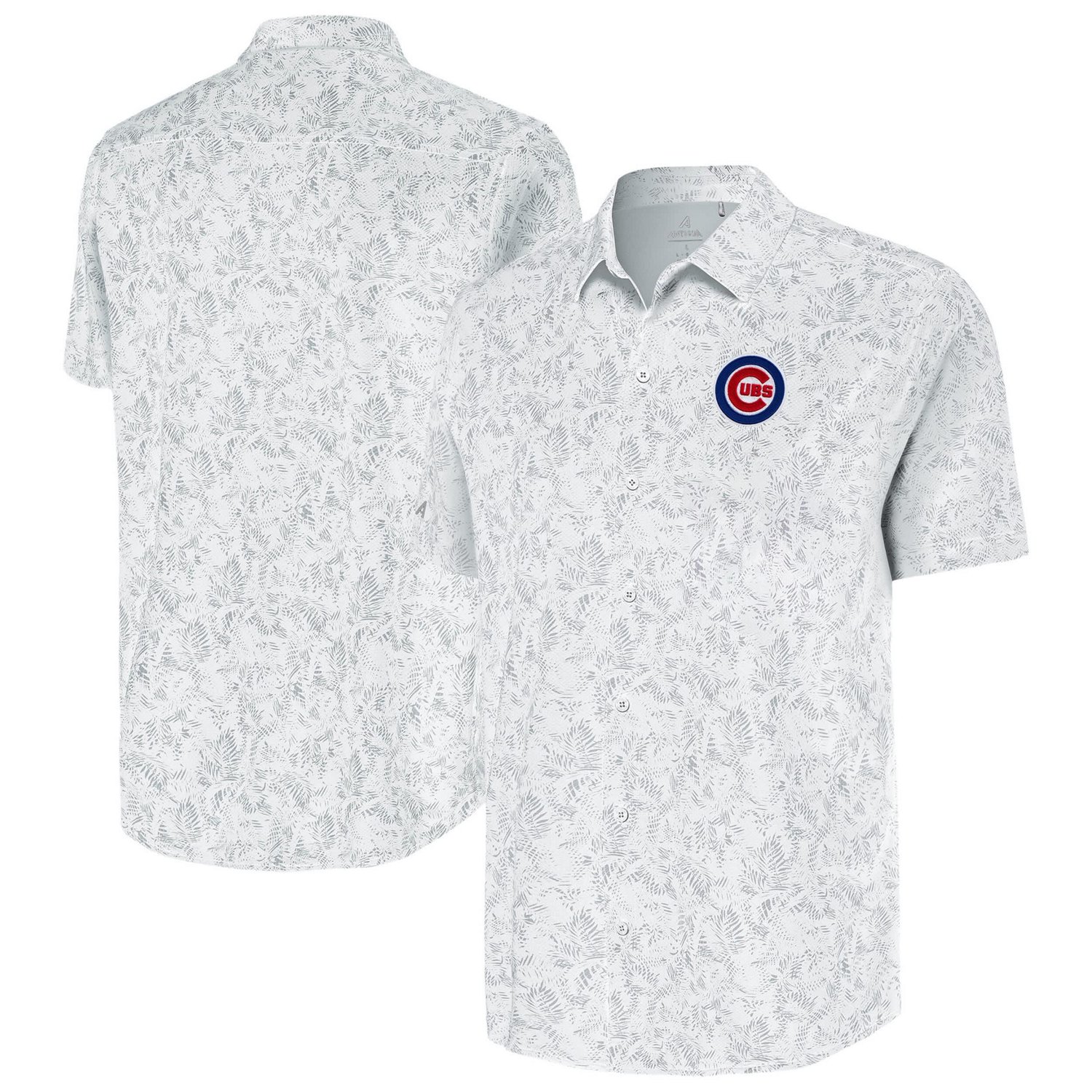Antigua Chicago Cubs Lush Button-Up Shirt