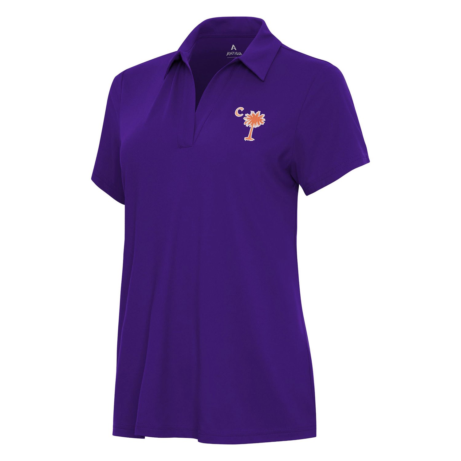 Antigua Clemson Tigers Palmetto Series Era Polo - view number 2