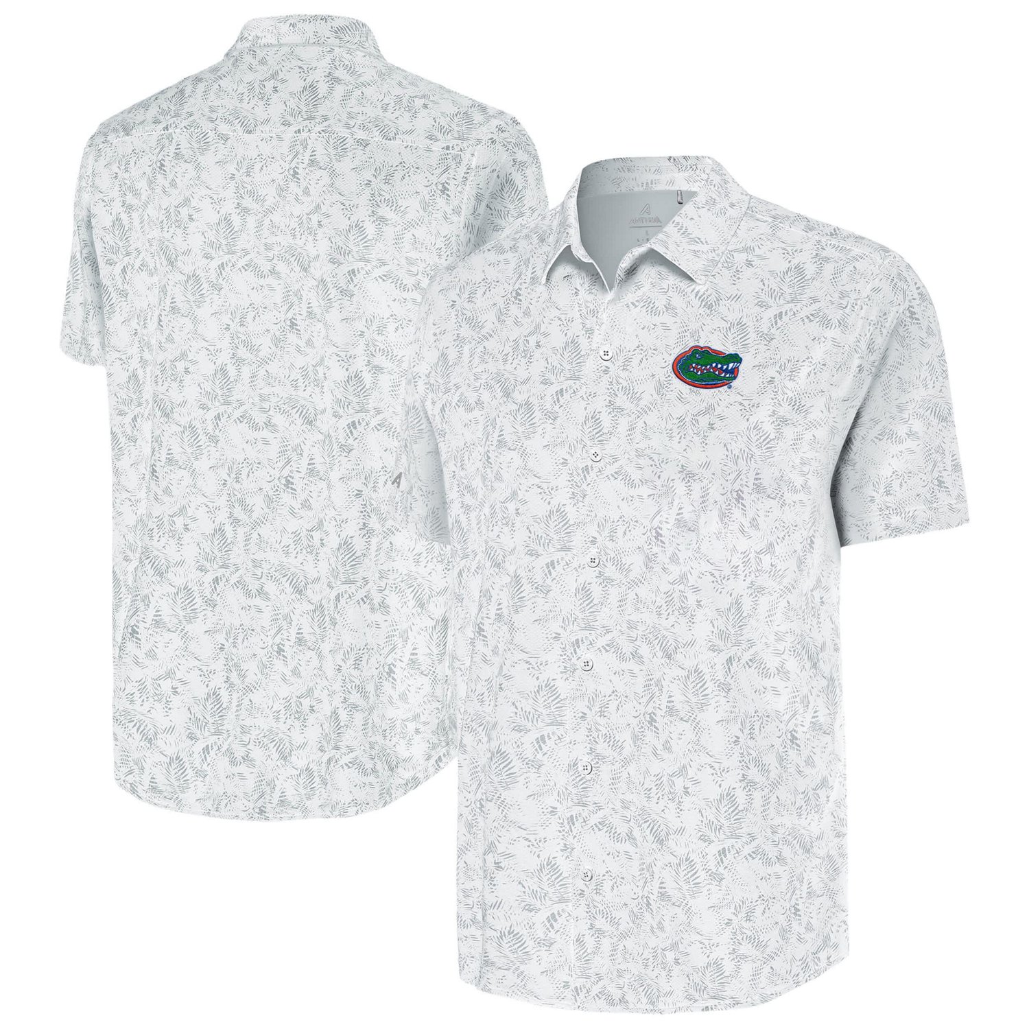 Antigua Florida Gators Lush Button-Up Shirt
