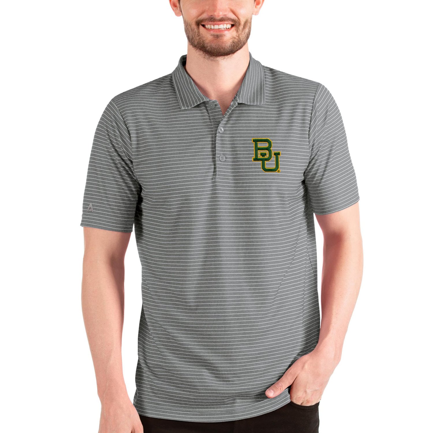 Antigua /Gold Baylor Bears Esteem Polo