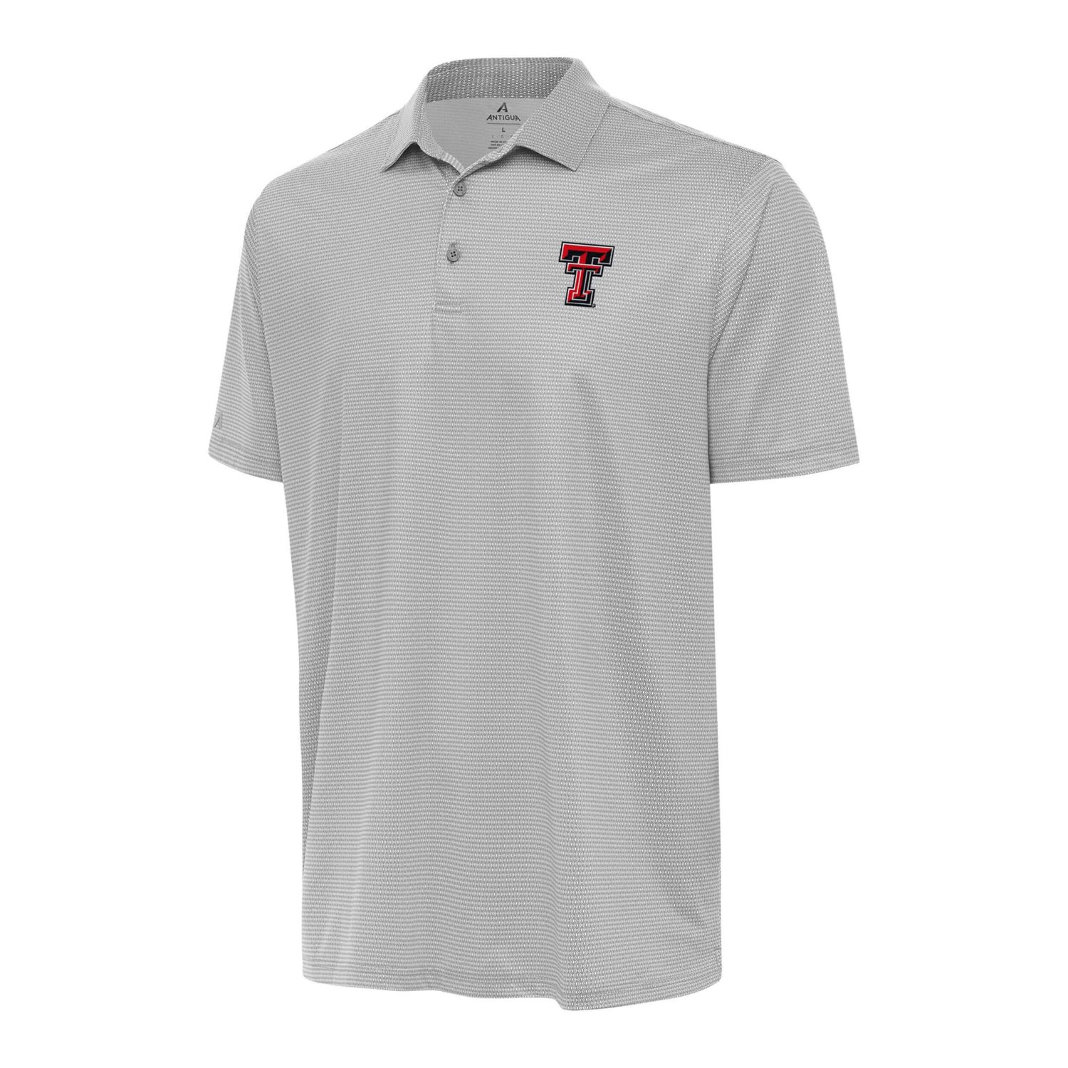 Antigua Gray Texas Tech Red Raiders Rings Polo