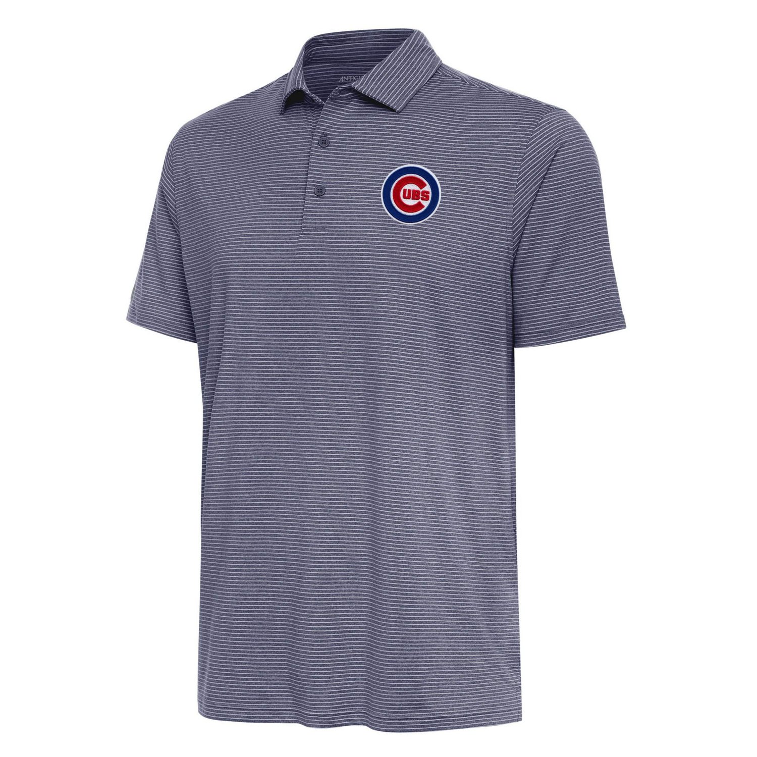 Antigua Heather Chicago Cubs Scheme Polo