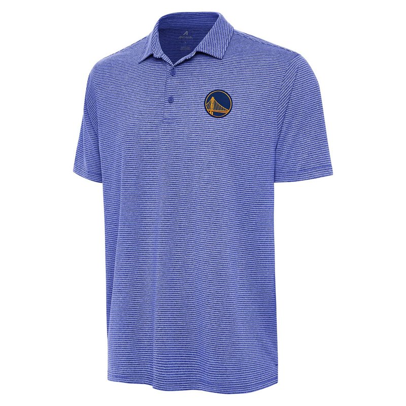 Antigua Heather Golden State Warriors Scheme Polo-image