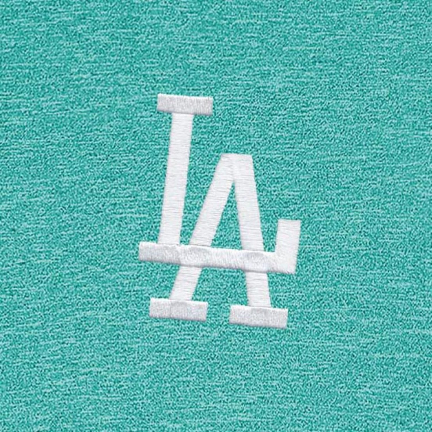Antigua Heather Los Angeles Dodgers Hunk Quarter-Zip Top                                                                         - view number 2