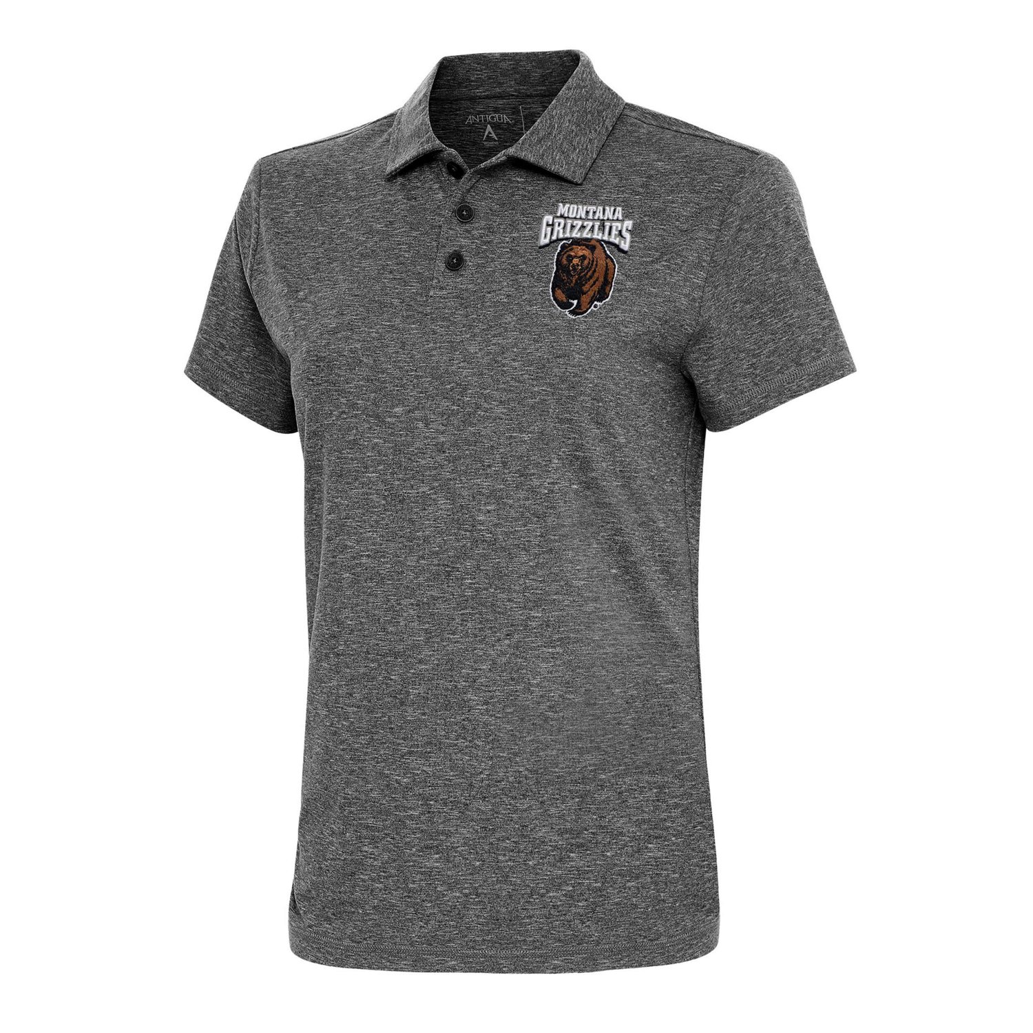 Antigua Heather Montana Grizzlies Motivated Polo                                                                                