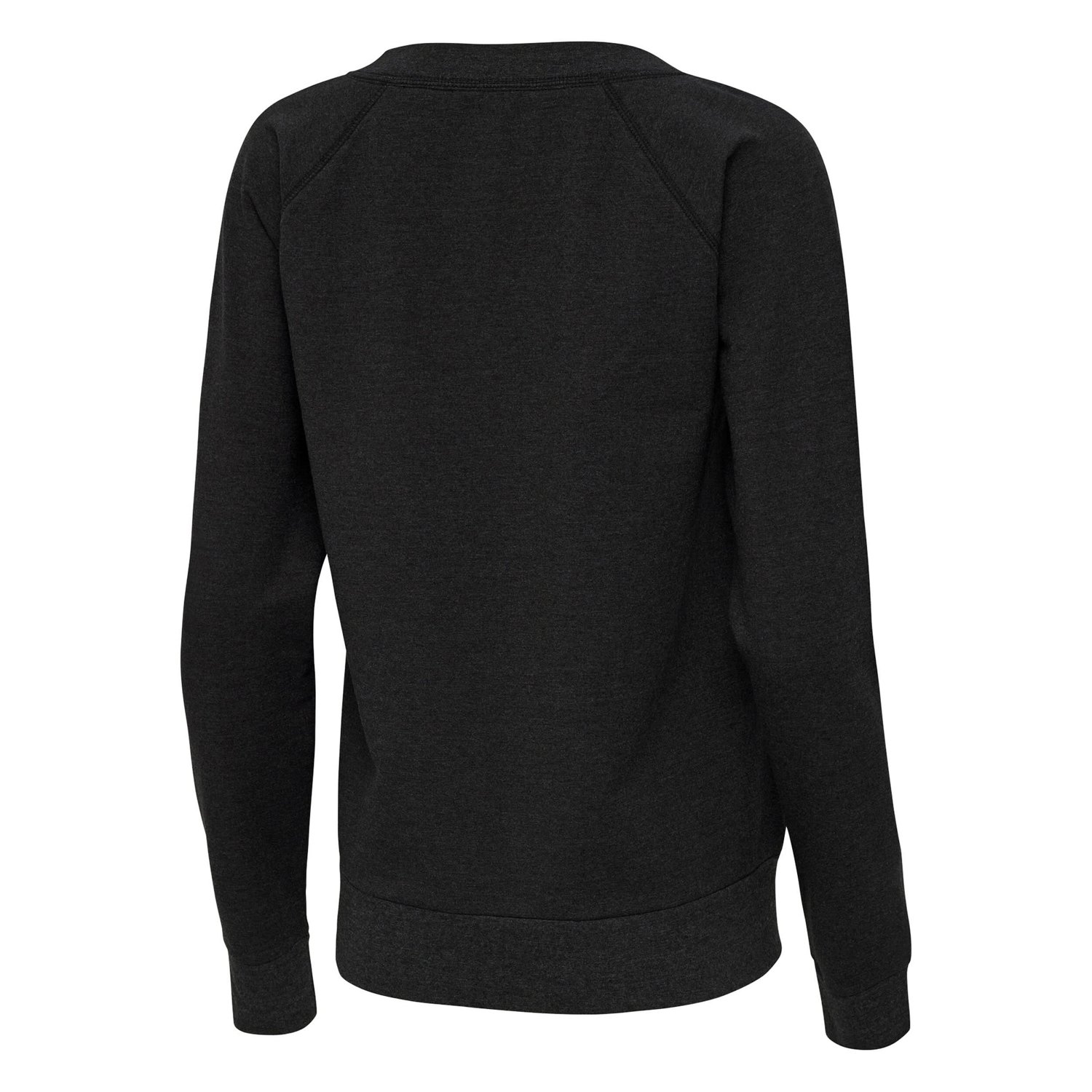 Antigua Heather Ohio State Buckeyes Varsity V-Neck Tri-Blend Pullover Sweatshirt - view number 3