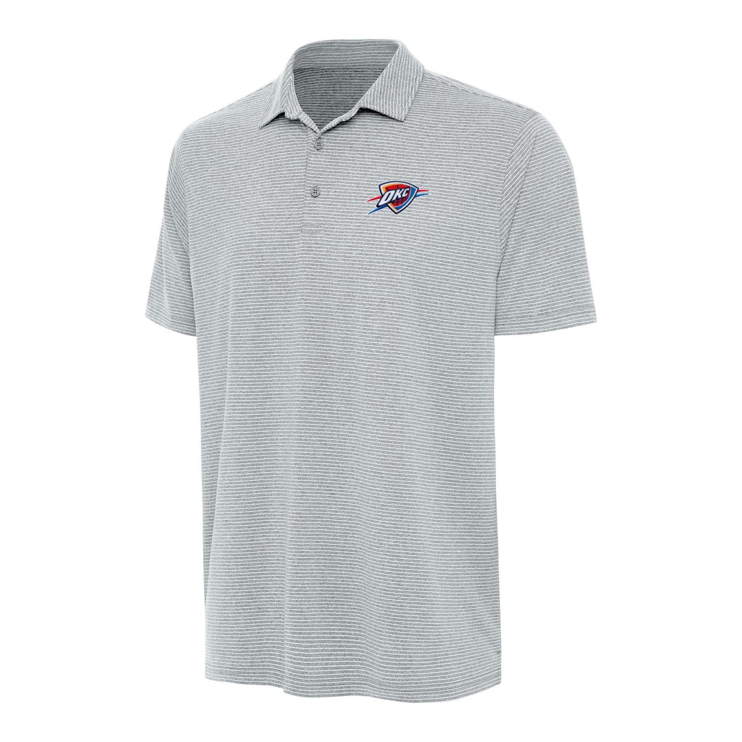 Antigua Heather Oklahoma City Thunder Scheme Polo - view number 1