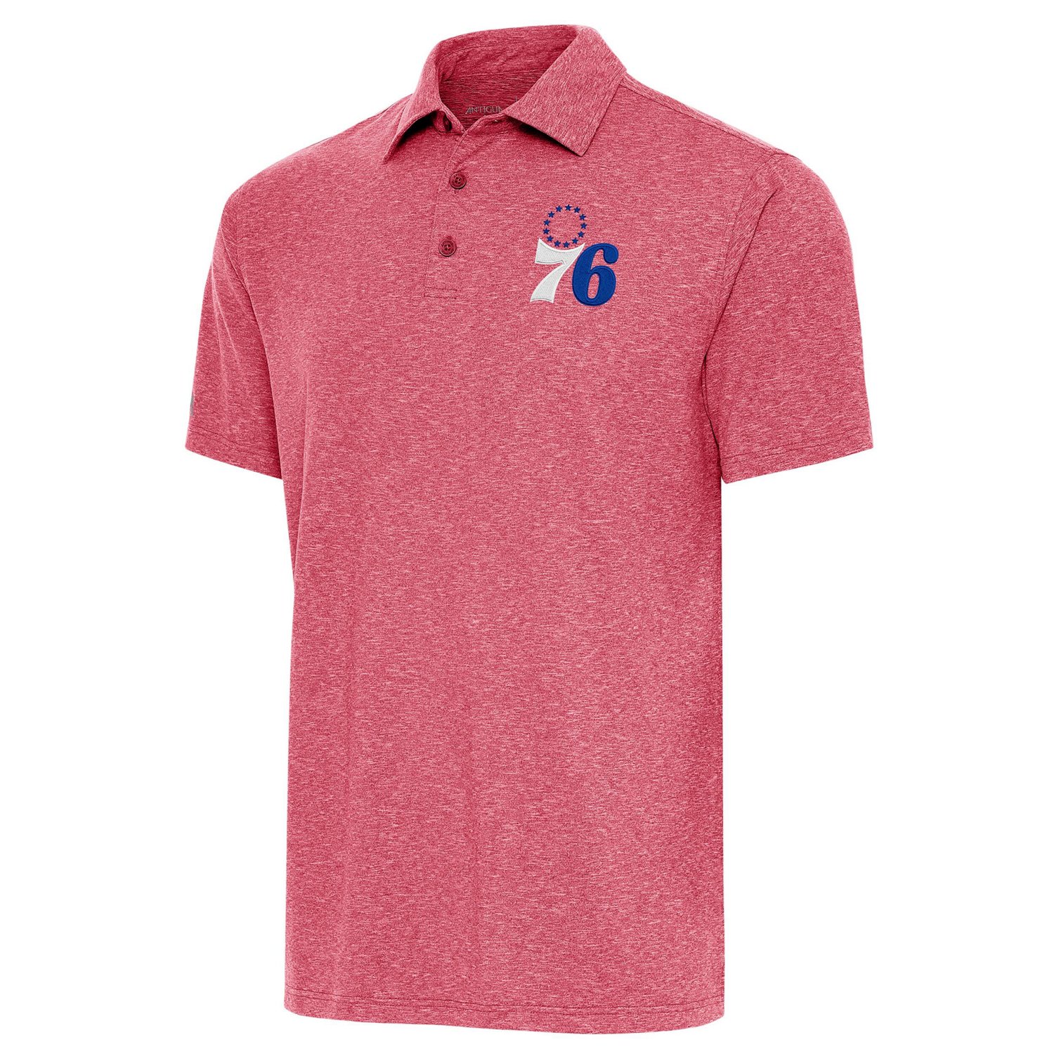 Antigua Heather Philadelphia 76ers Par Polo - view number 1
