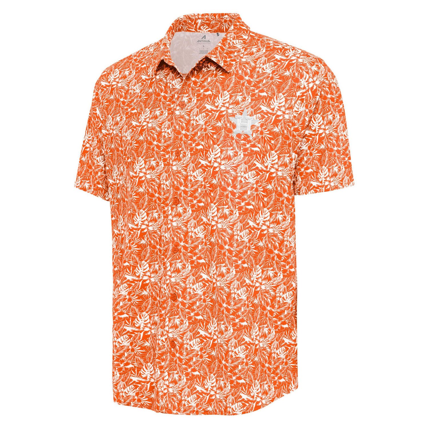 Antigua Houston Astros Resort Button-Up Shirt - view number 2