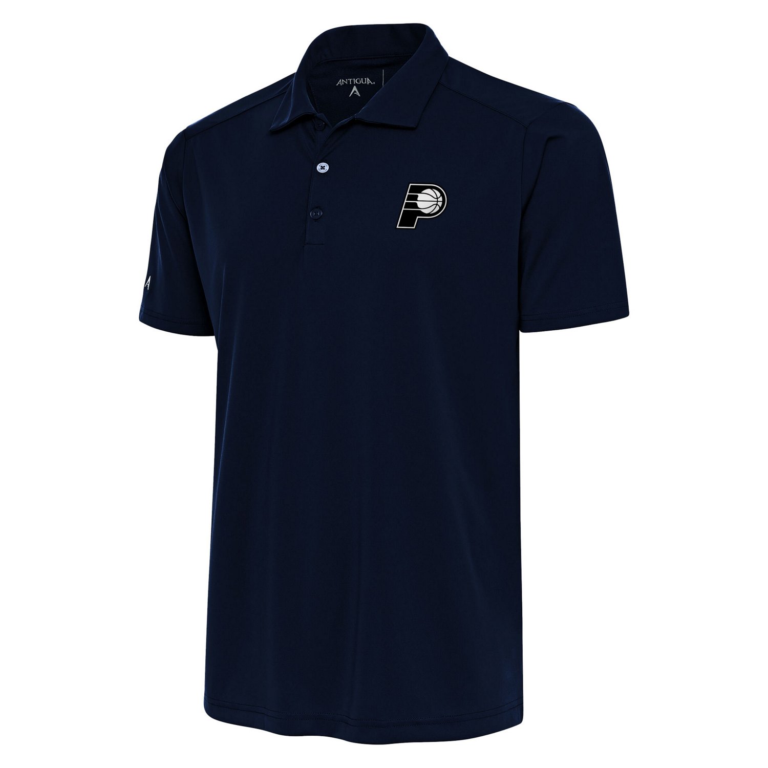 Antigua Indiana Pacers Big  Tall Metallic Logo Tribute Desert Dry Polo                                                          