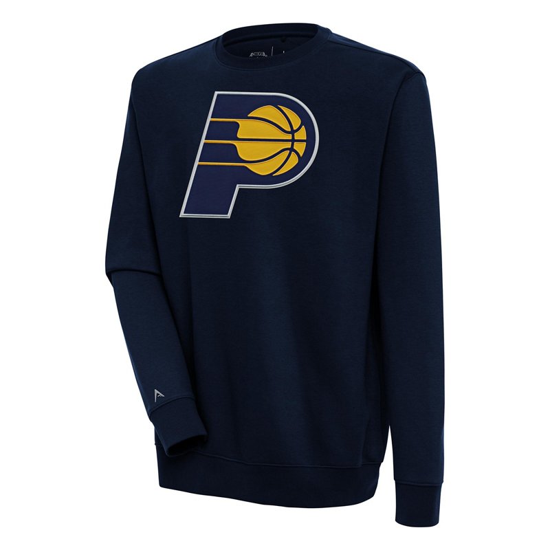 Men's Antigua  Navy Indiana Pacers Victory Pullover Sweatshirt
