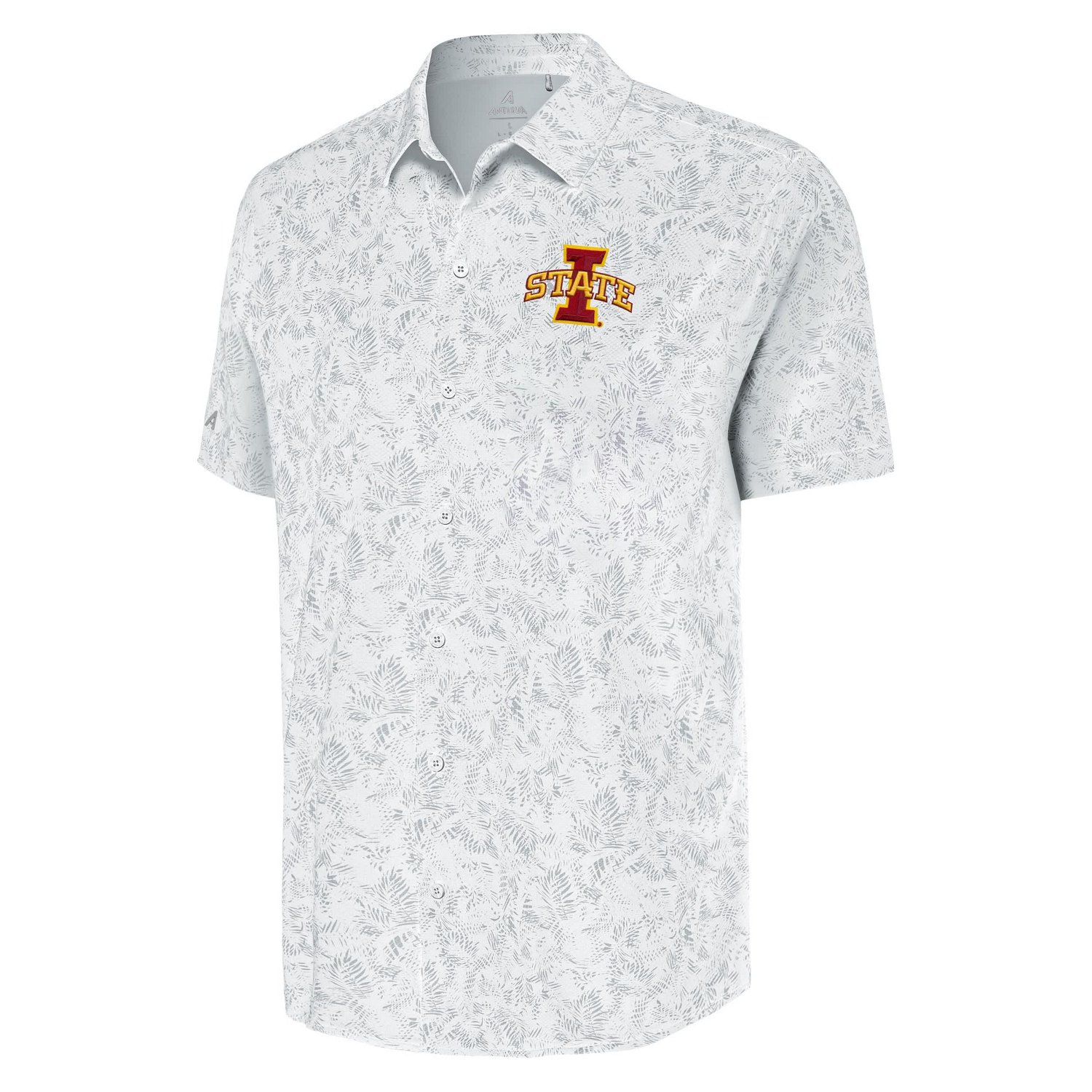 Antigua Iowa State Cyclones Lush Button-Up Shirt - view number 2