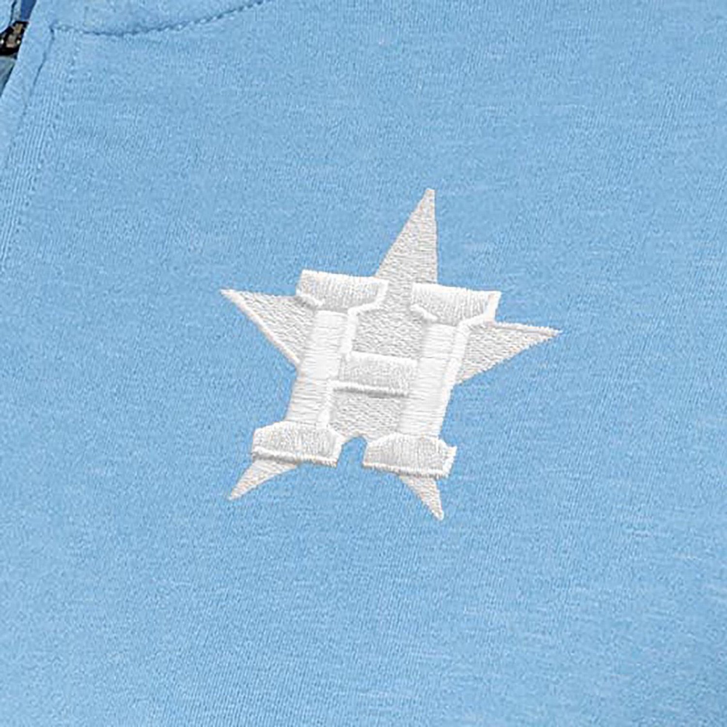 Antigua Light Houston Astros Mentor Quarter-Zip Pullover Top - view number 2