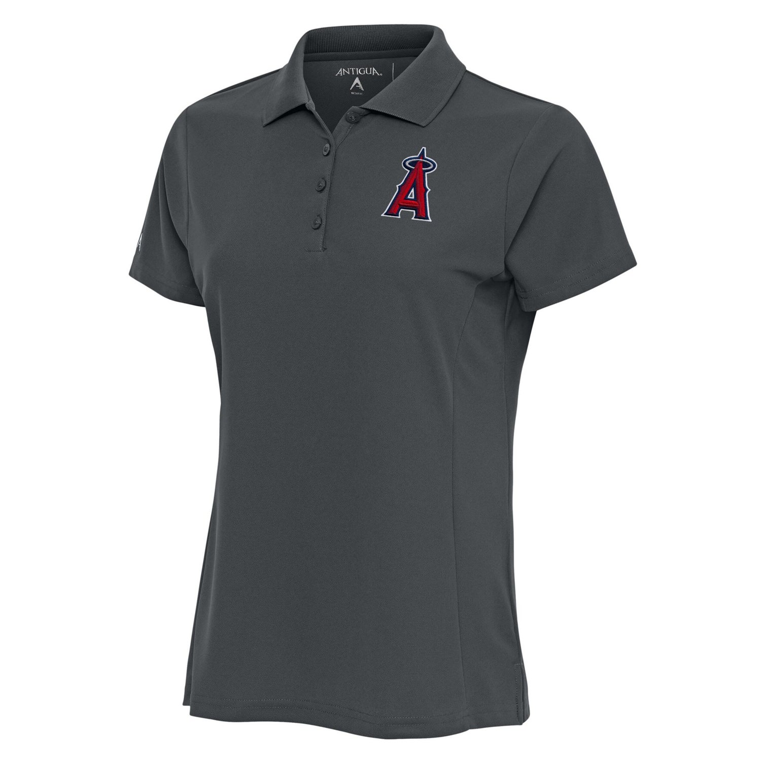 Antigua Los Angeles Angels Logo Legacy Pique Polo