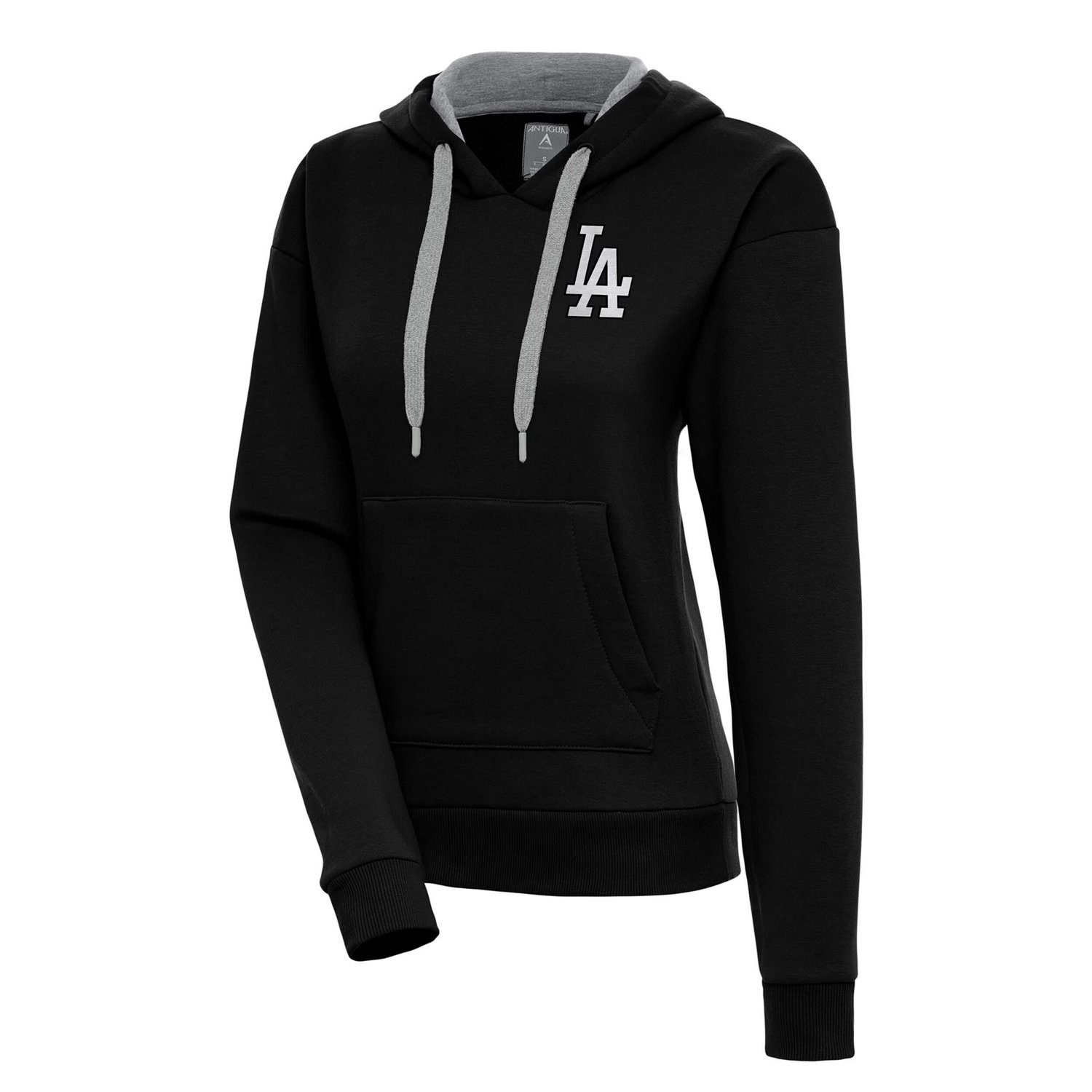 Antigua Los Angeles Dodgers Brushed Metallic Victory Pullover Hoodie