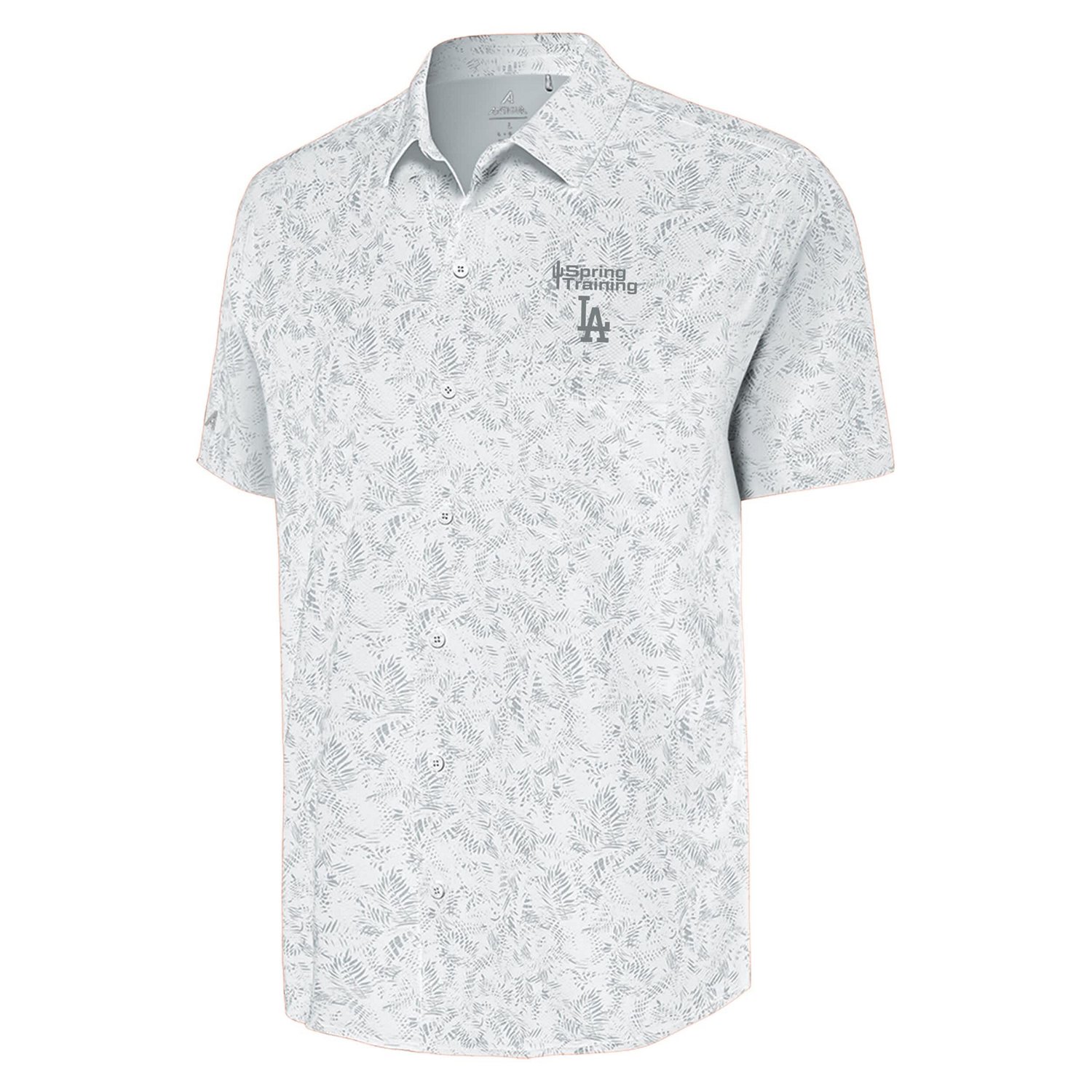 Antigua Los Angeles Dodgers Cactus Spring Training Lush Button-Up Shirt