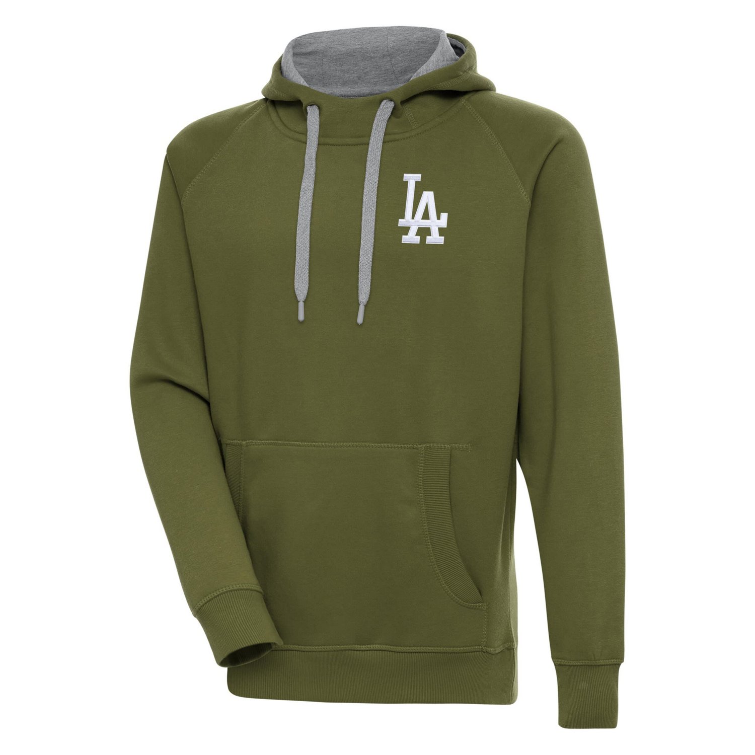 Antigua Los Angeles Dodgers Victory Pullover Hoodie                                                                              - view number 1