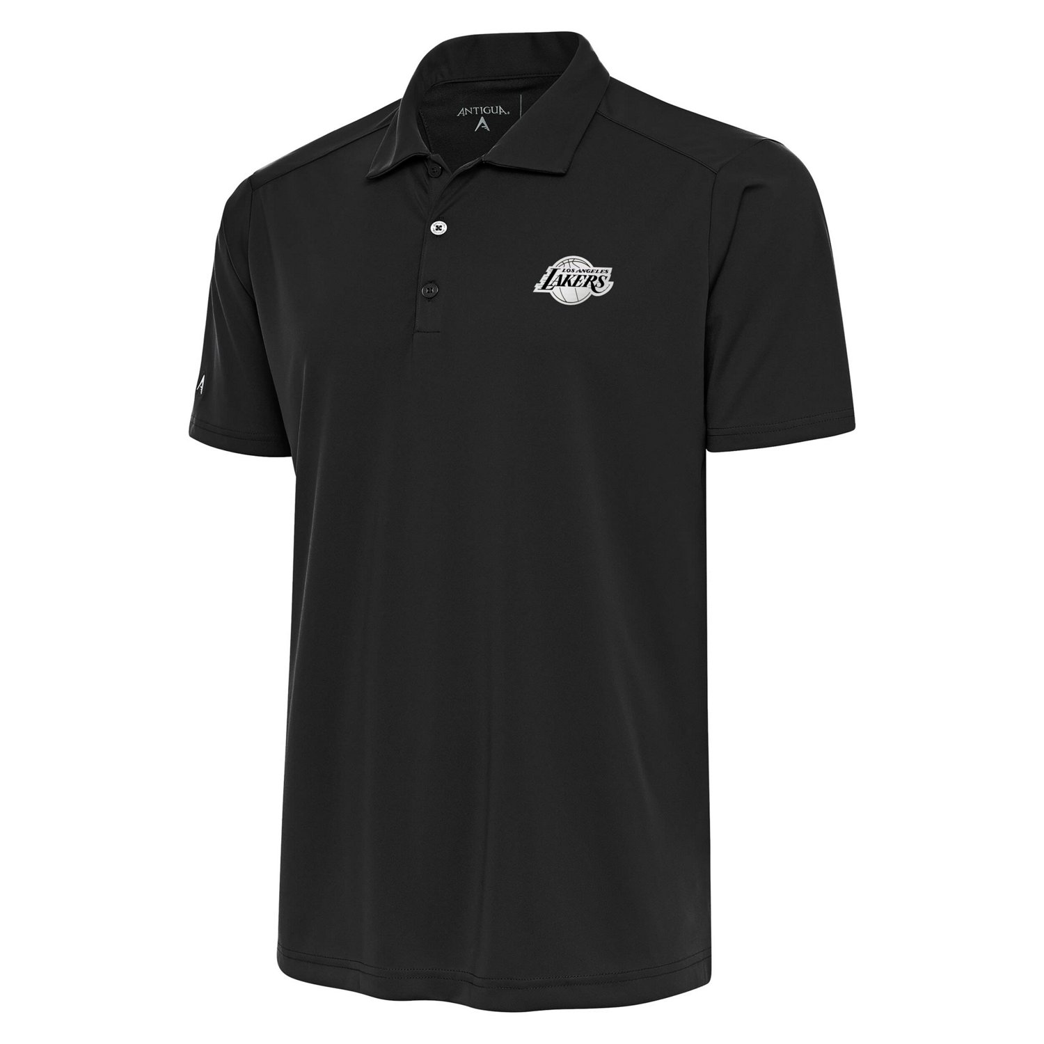 Antigua Los Angeles Lakers Big  Tall Metallic Logo Tribute Desert Dry Polo                                                       - view number 1