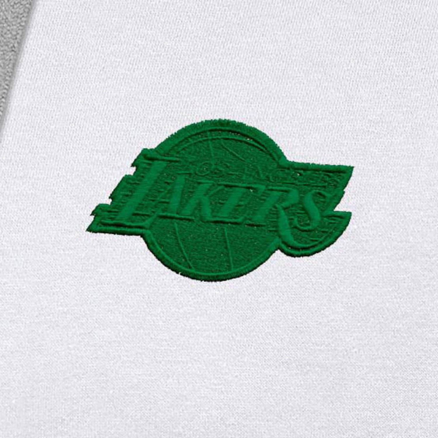 Antigua Kelly Los Angeles Lakers St Patrick's Day Victory Raglan Pullover Hoodie                                                 - view number 4