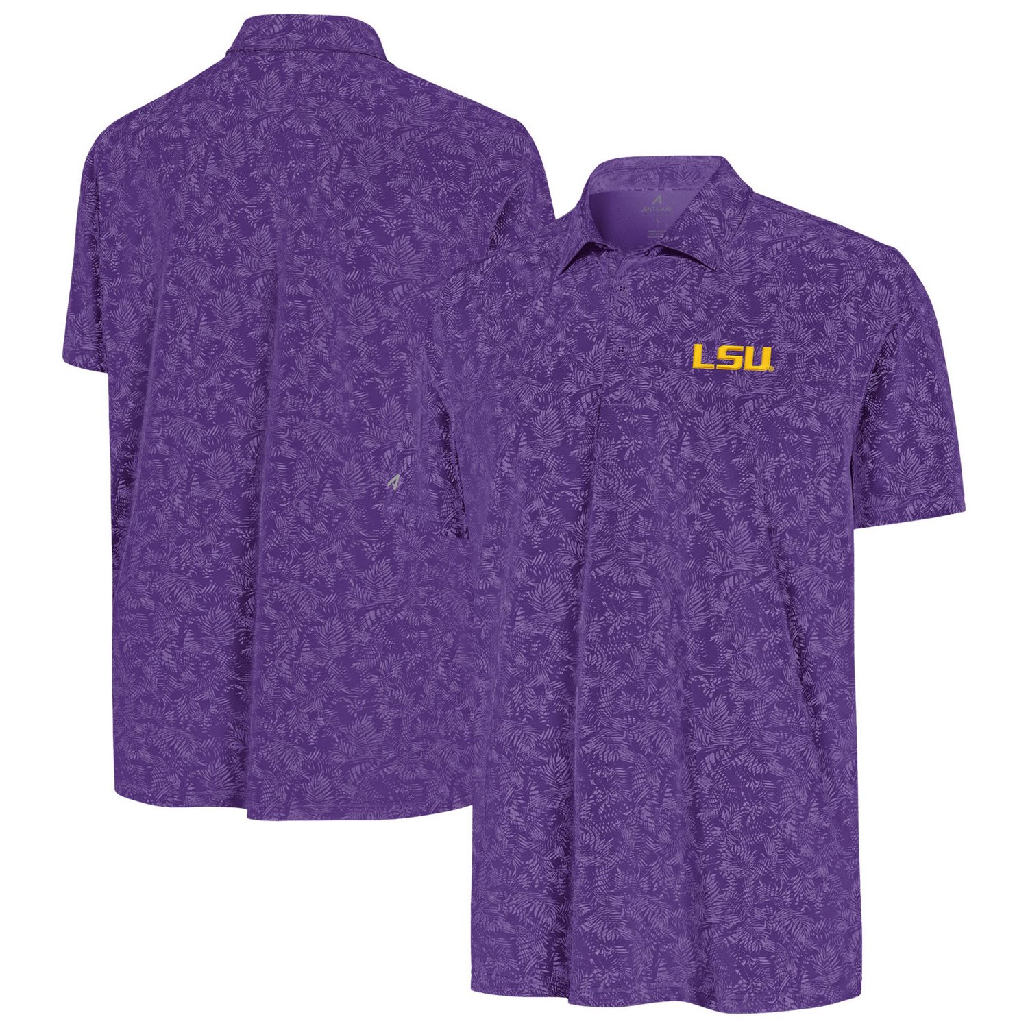 Antigua LSU Tigers Lush Polo