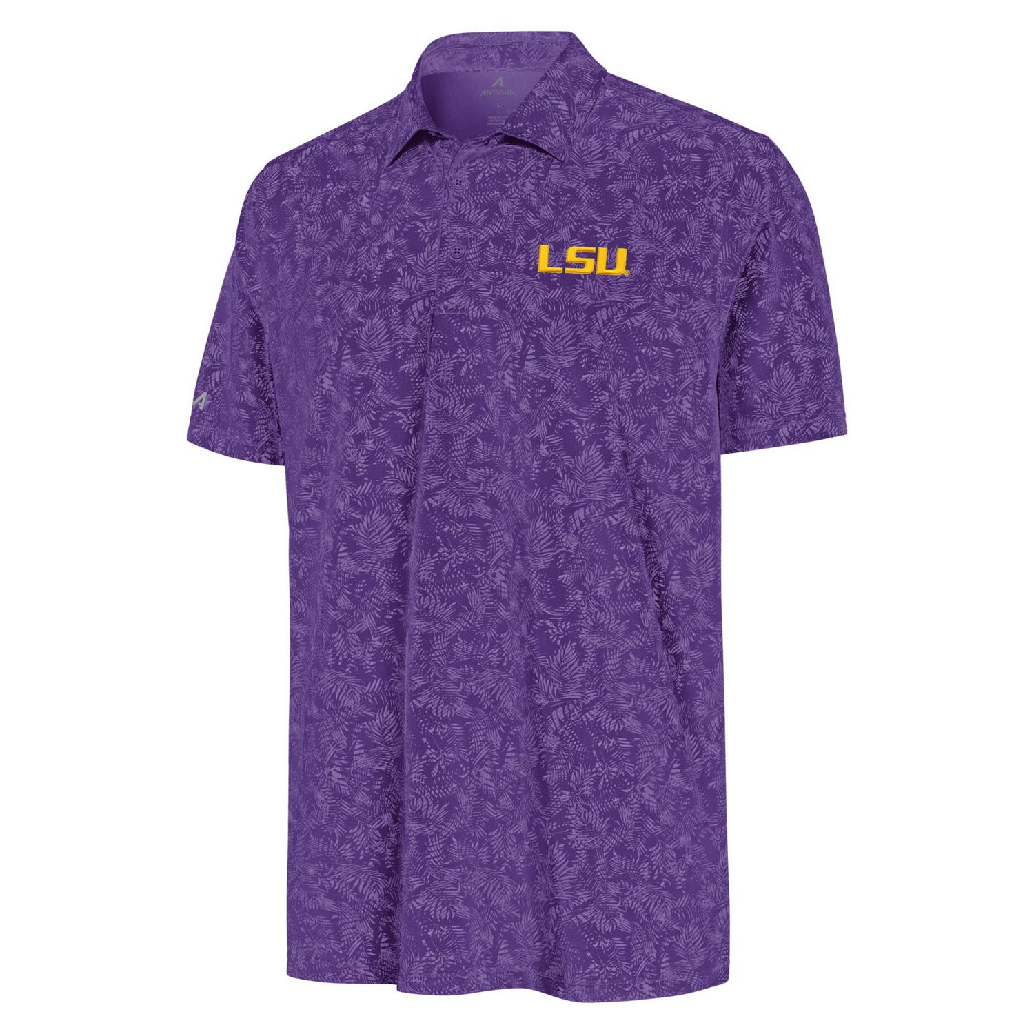 Antigua LSU Tigers Lush Polo - view number 2