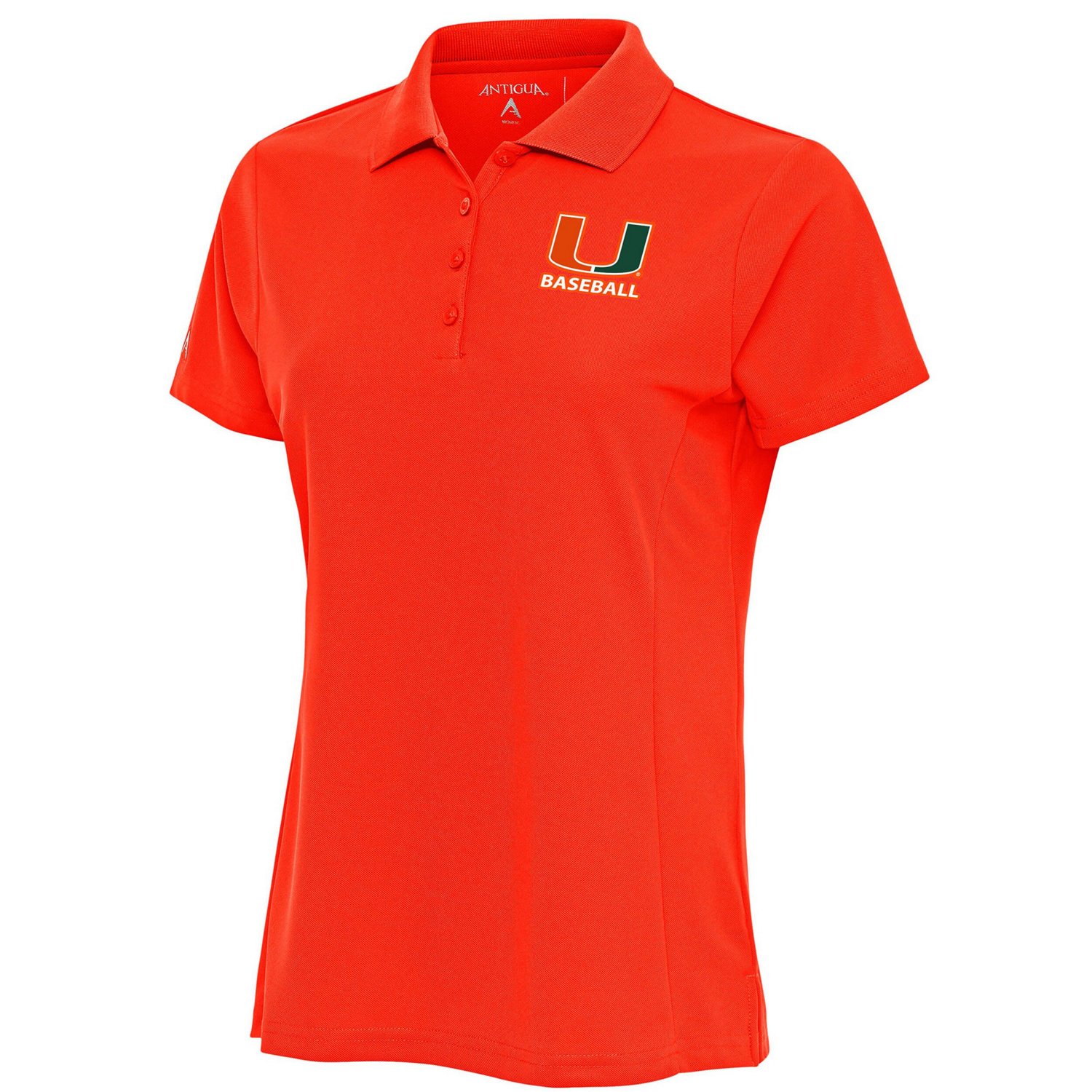 Antigua Miami Hurricanes Baseball Legacy Pique Polo