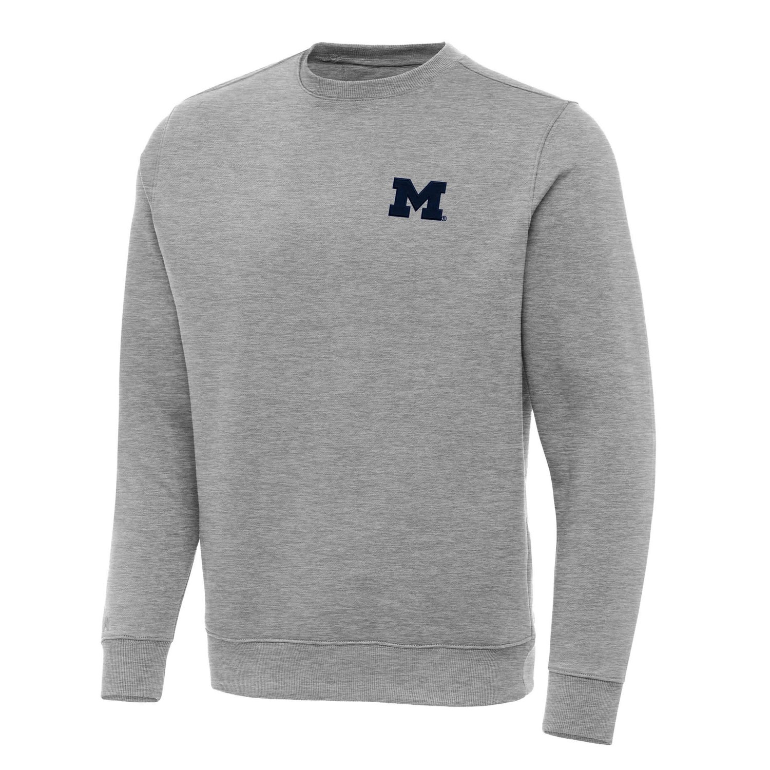 Antigua Michigan Wolverines Big  Tall Victory Crew Neck Pullover Sweatshirt - view number 2