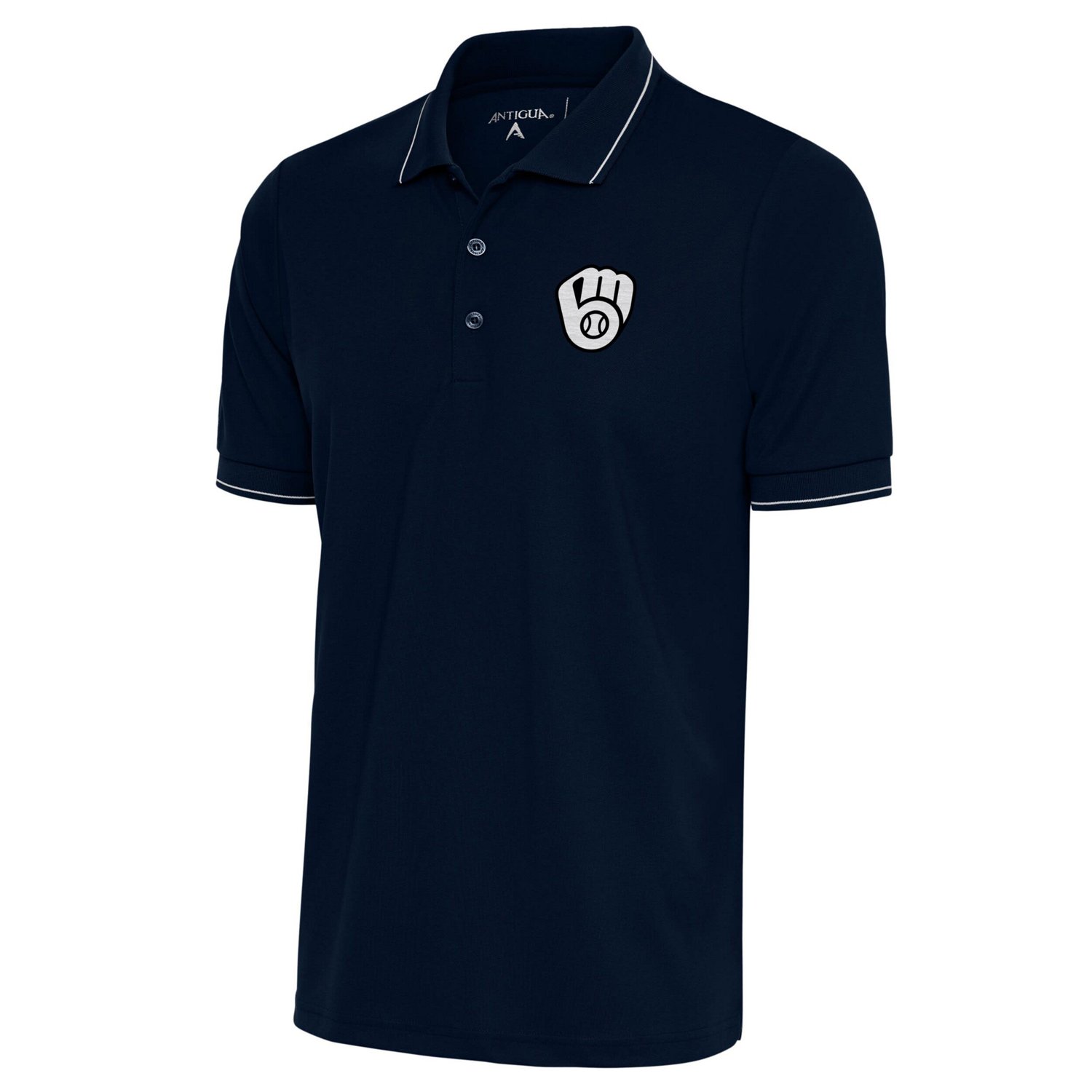 Antigua Milwaukee Brewers Affluent Polo