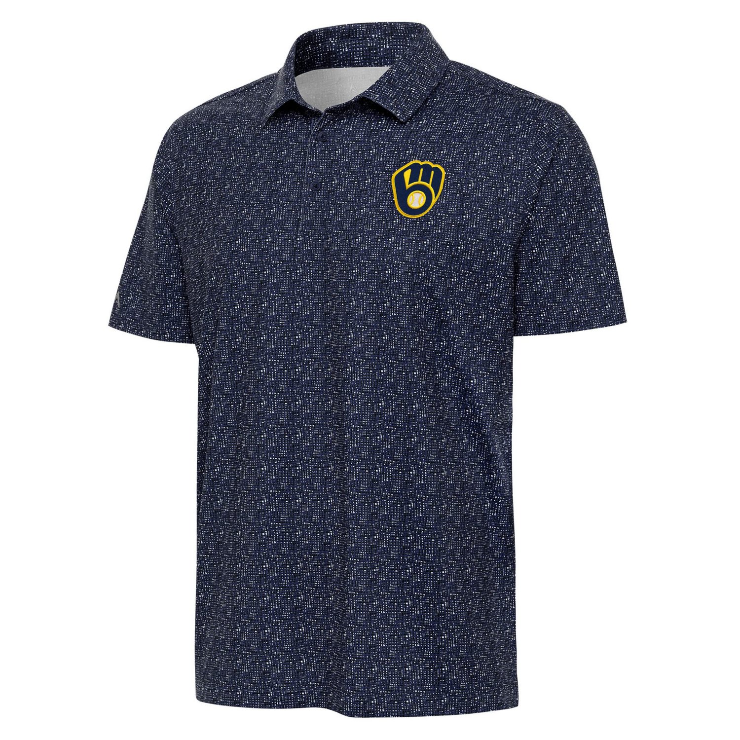 Antigua Milwaukee Brewers Figment Polo