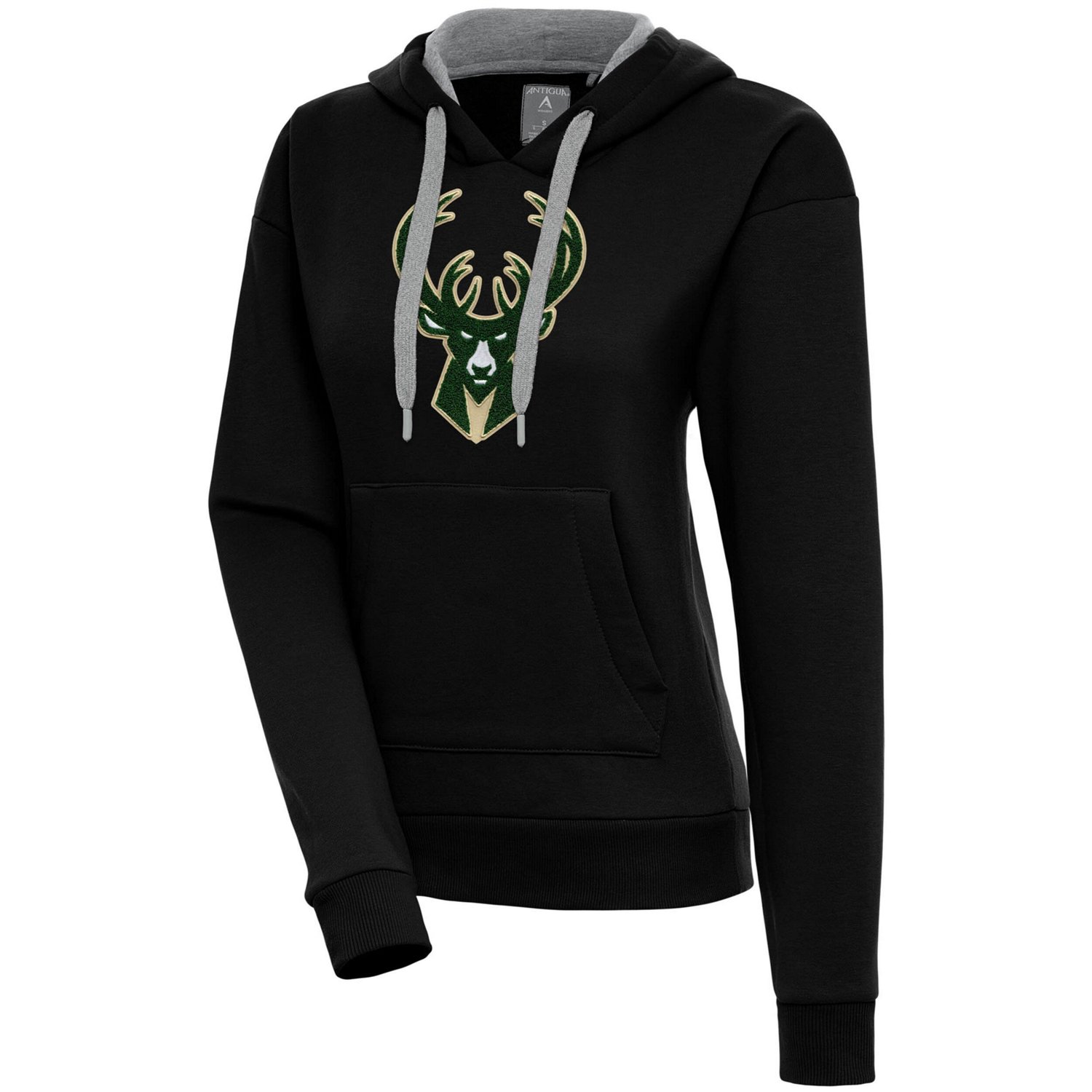 Antigua Milwaukee Bucks Victory Pullover Hoodie